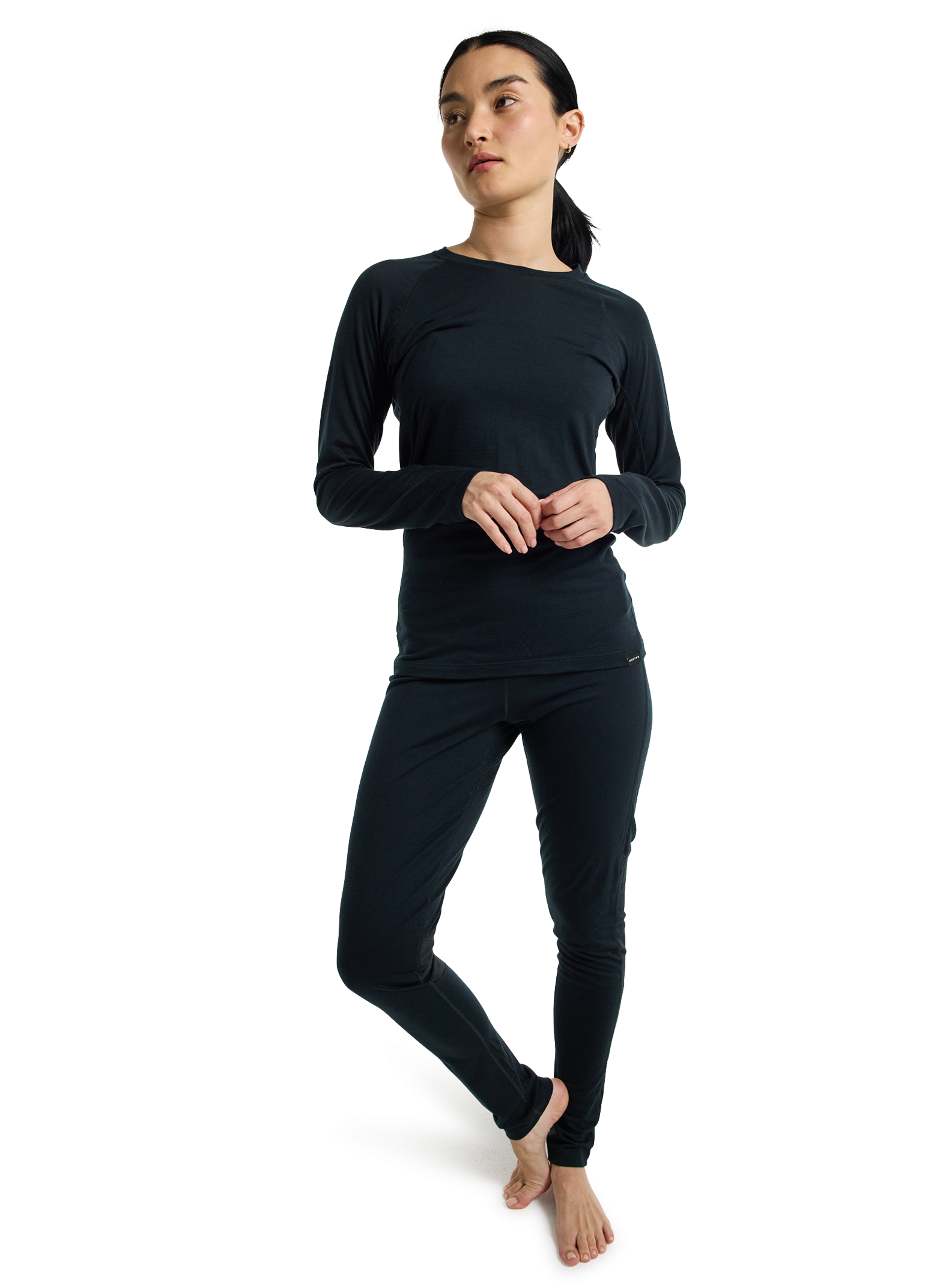 Burton Phayse Merino understøytrøye True Black dame