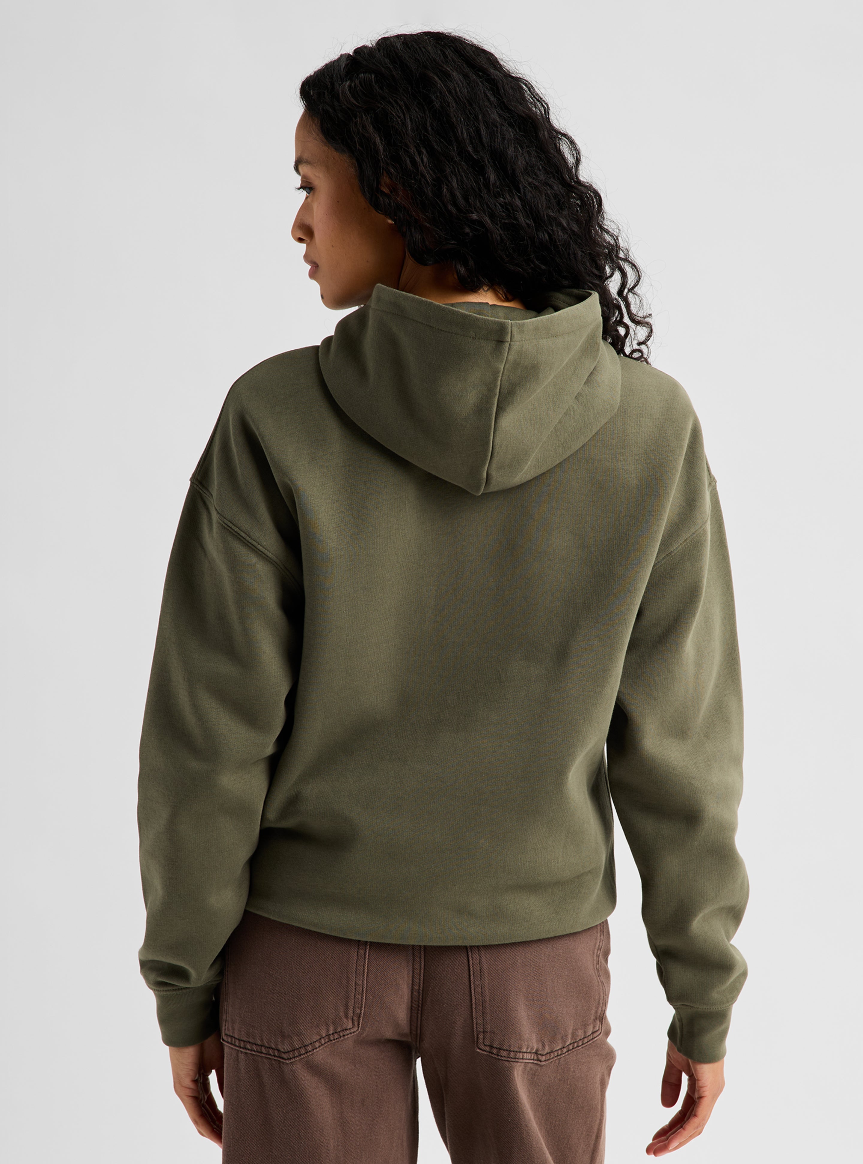 Burton Short Fuse Pullover hettegenser Khaki Green