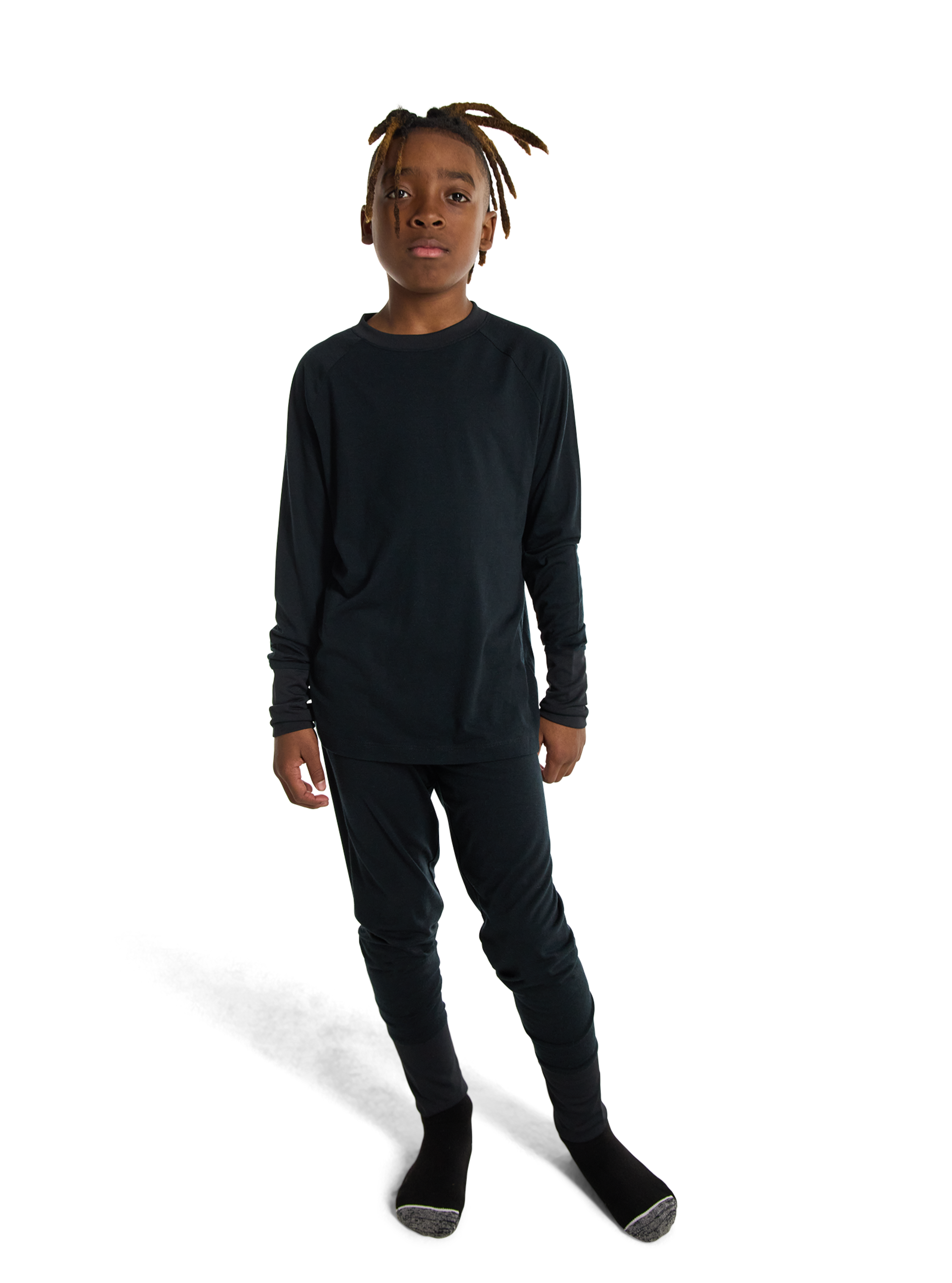 Burton Merino Wool Base Layer Set ullundertøy barn lett lilla