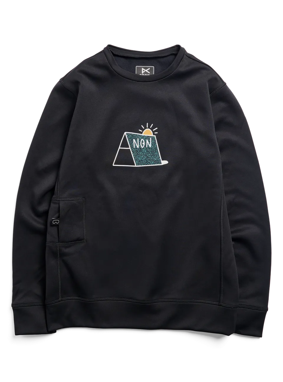 Anon MFI Crewneck genser LB Marine Crackle Beaufort