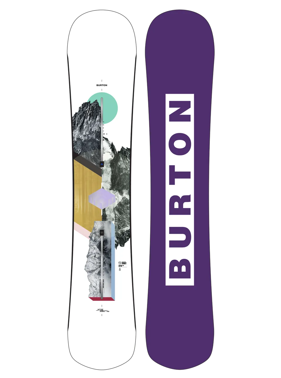 Burton Hideaway Flat Top snowboard dame graphic leken