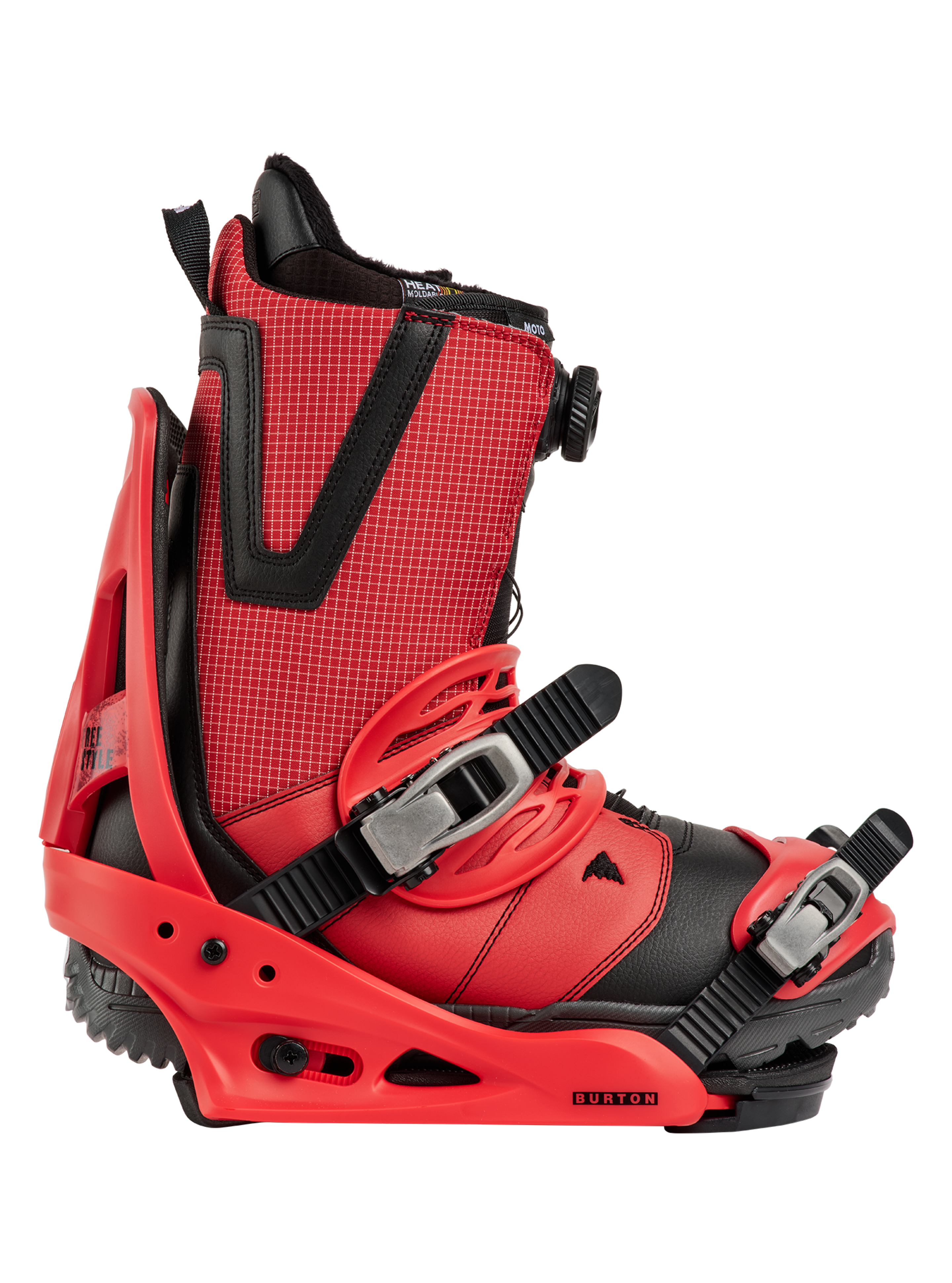 Burton Freestyle snowboardbinding svart myk flex