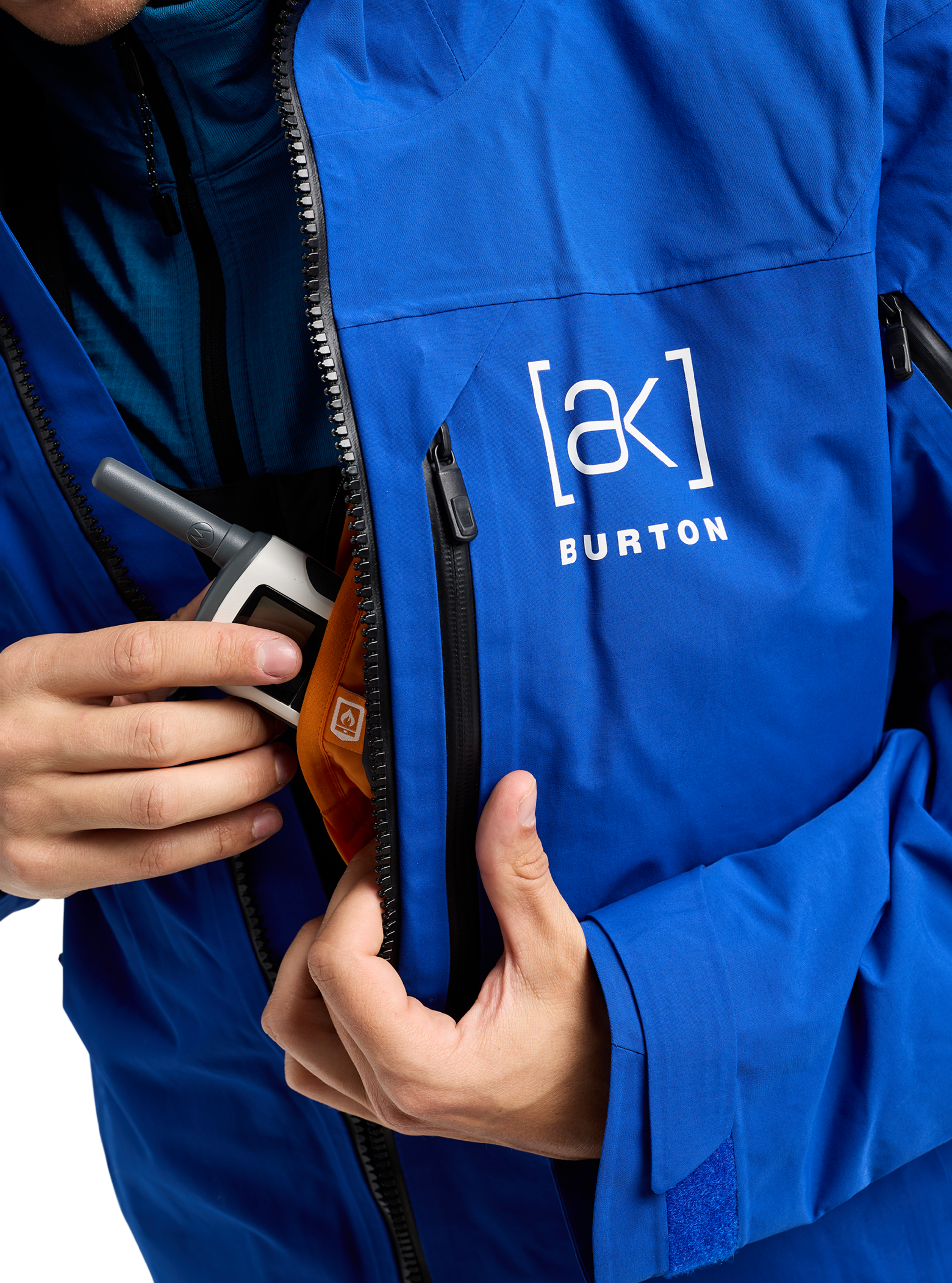 Burton [ak] Helitack GORE-TEX jakke herre jake blue isolert