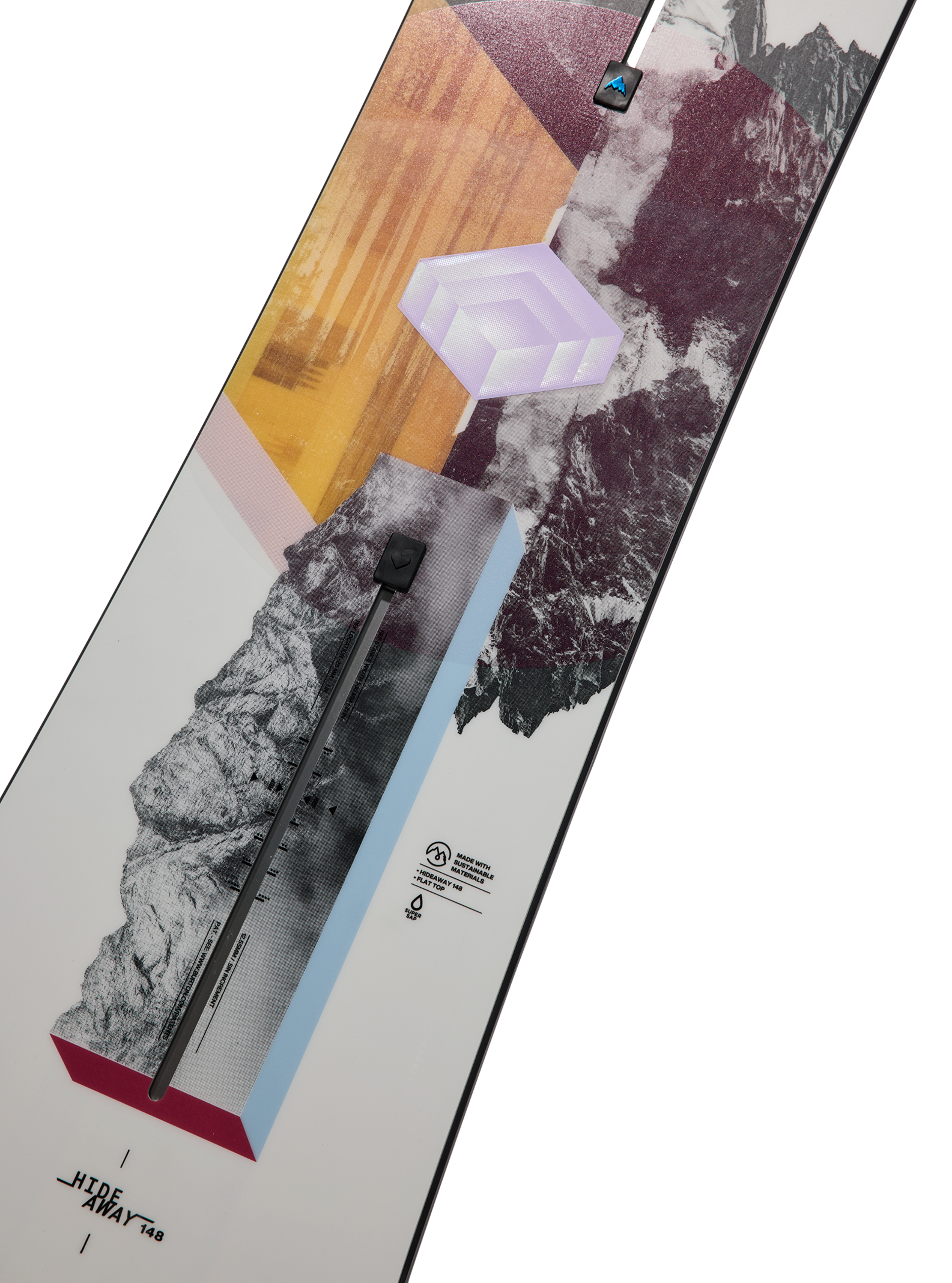 Burton Hideaway Flat Top snowboard dame graphic leken