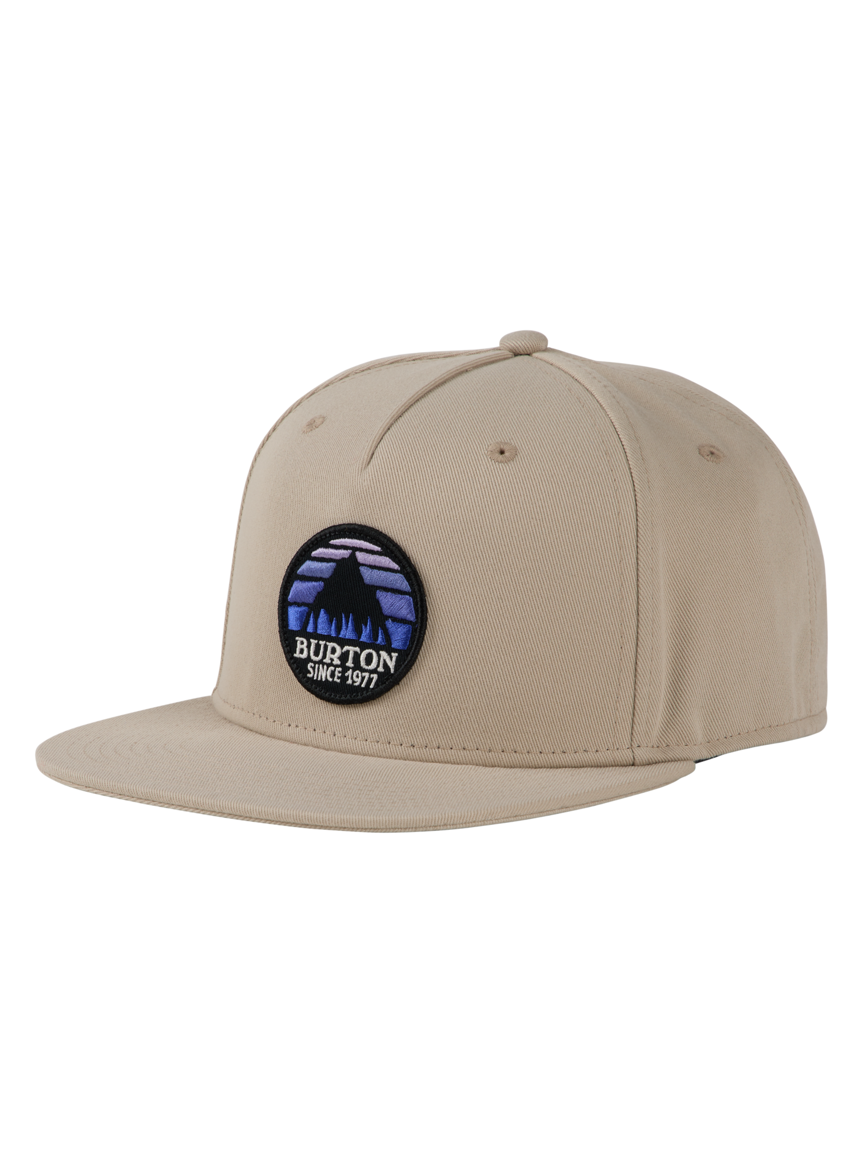Burton Underhill Hat caps Summit Taupe brodert solnedgang