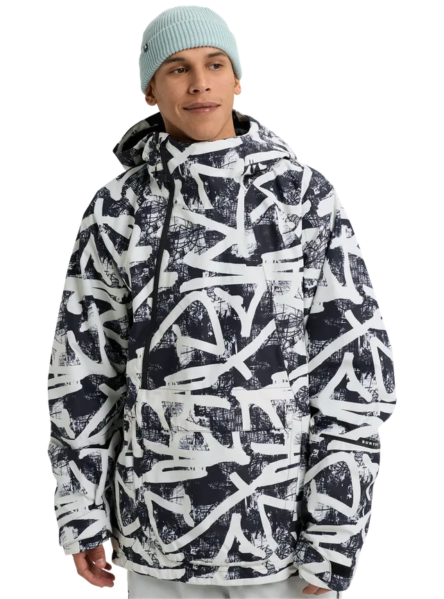 Burton Reserve 2L anorak herre Gray Cloud vanntett
