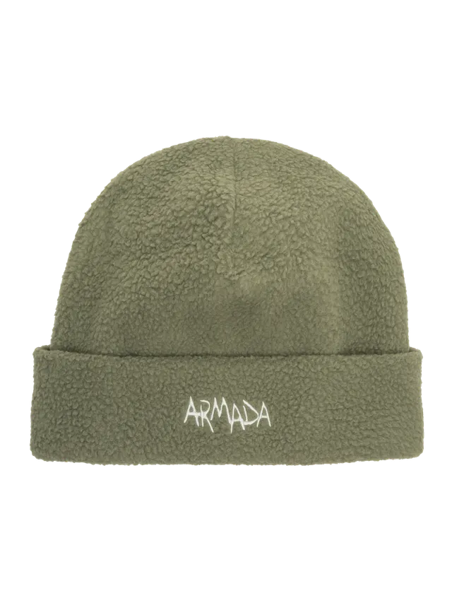 Armada McCole Hi-Pile Fleece Beanie lue svart