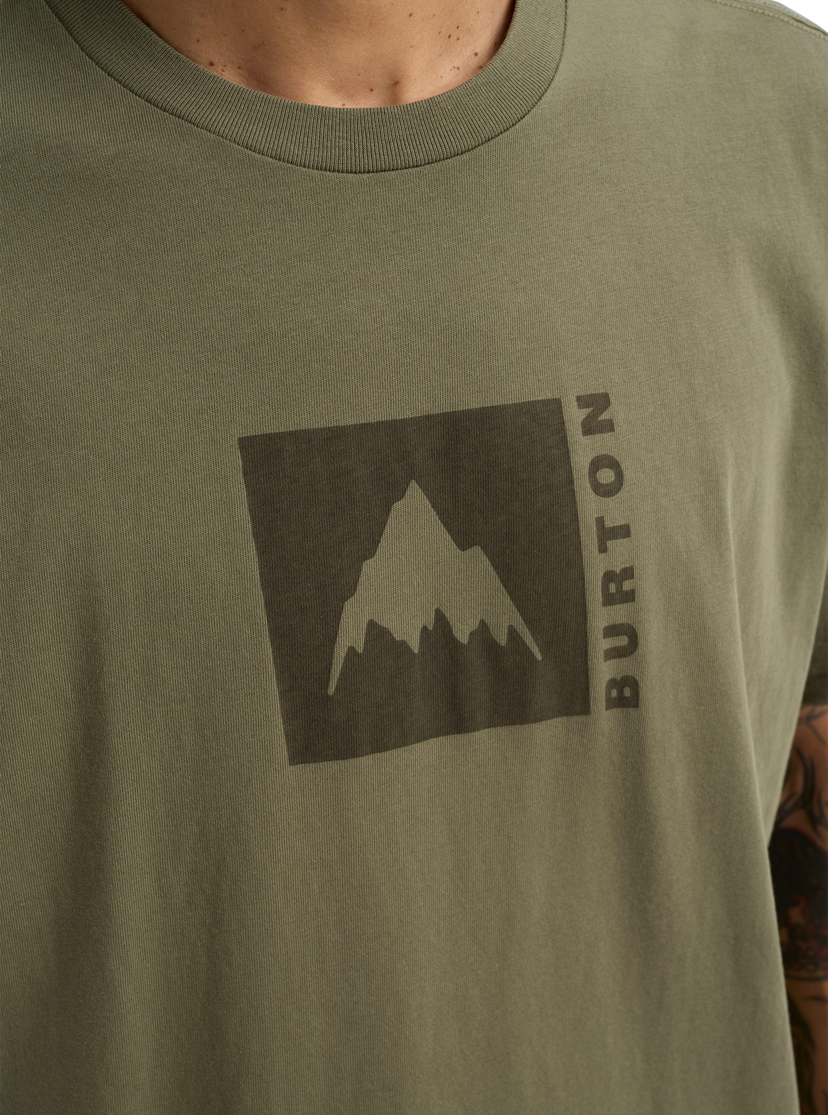 Burton Classic Mountain High t-skjorte True Black bomull