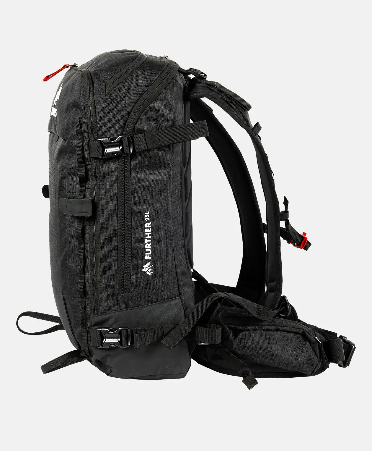 Jones Further 25L ryggsekk stealth black touring