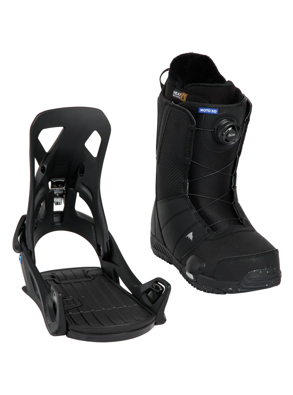 Burton Step On boots- og bindingpakke herre svart BOA
