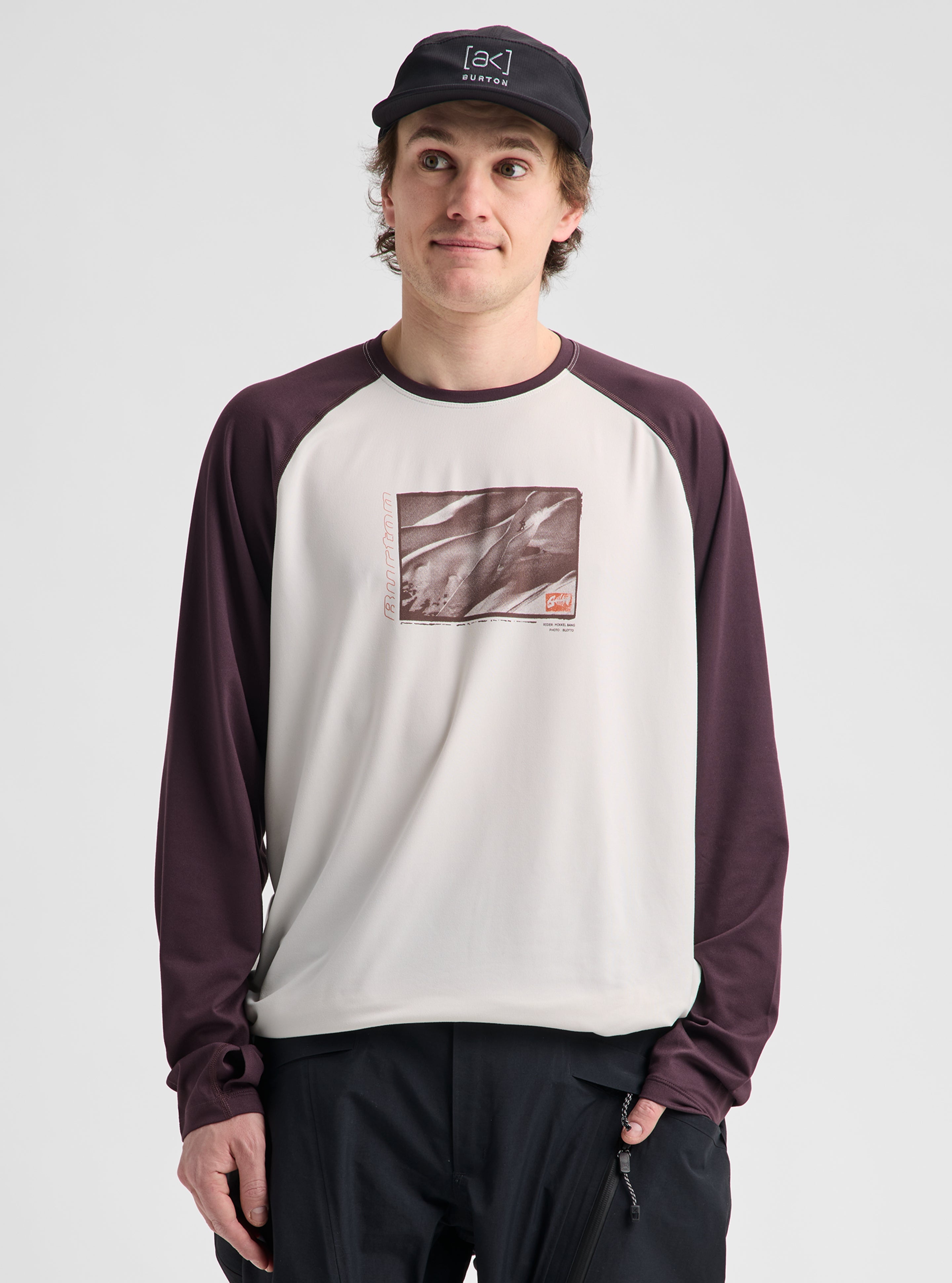 Burton Roadie Base Layer Tech T-skjorte Bad Dog rask tørk