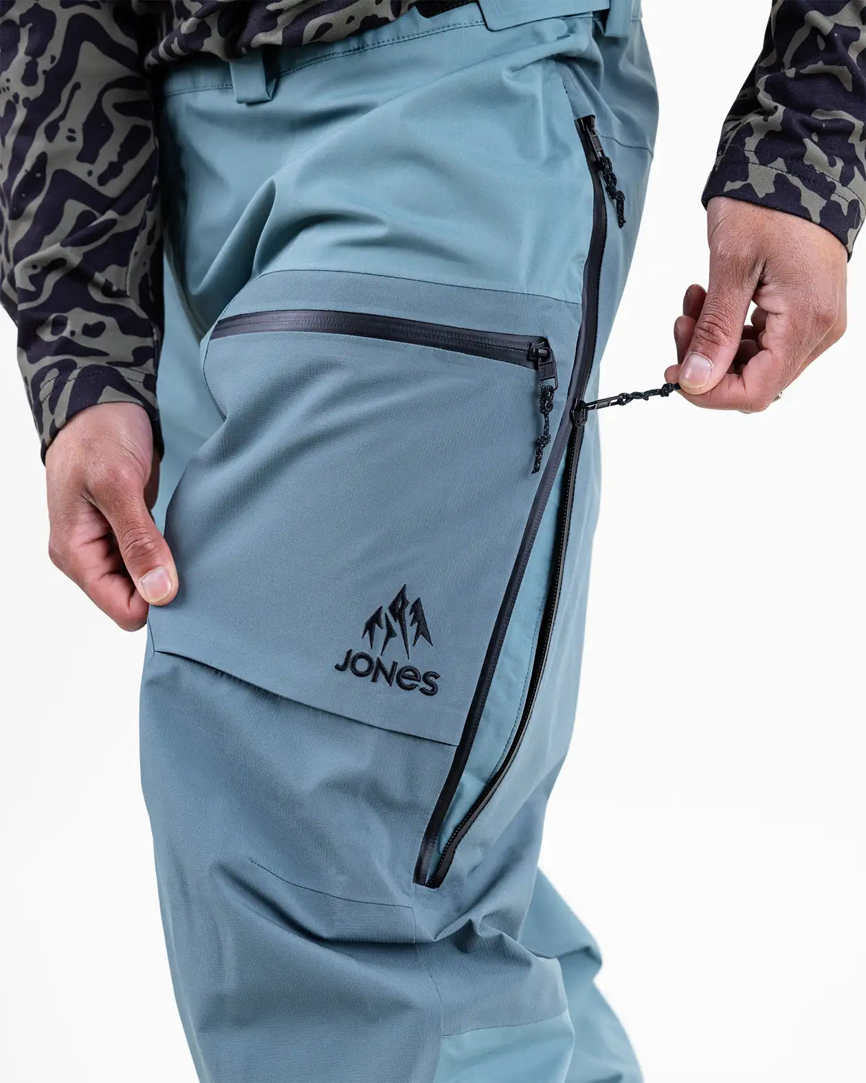 Jones MTN Surf Recycled snowboardbukse herre Smoke Gray