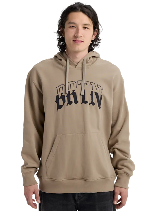 Burton Varsity hettegenser Summit Taupe økologisk bomull