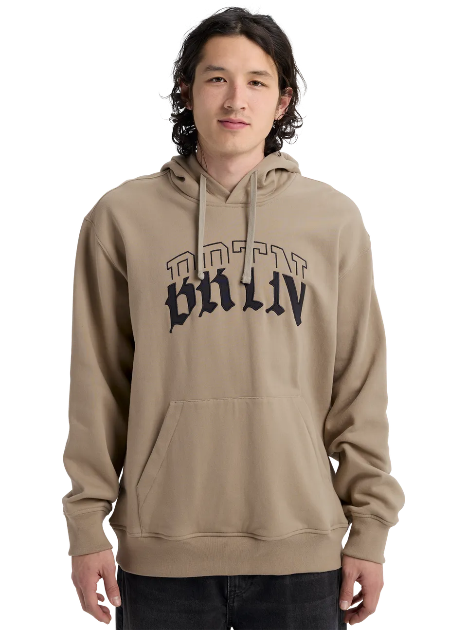 Burton Varsity hettegenser Summit Taupe økologisk bomull