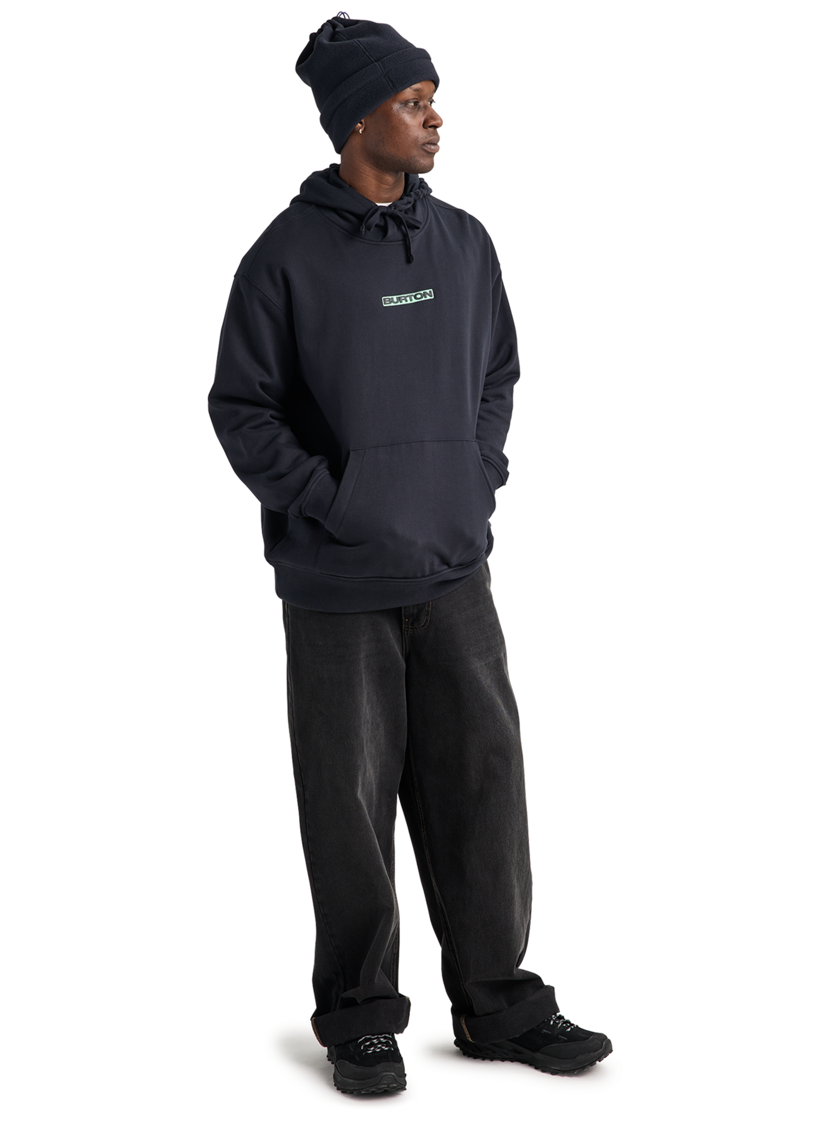 Burton From Burton to the World Hoodie svart