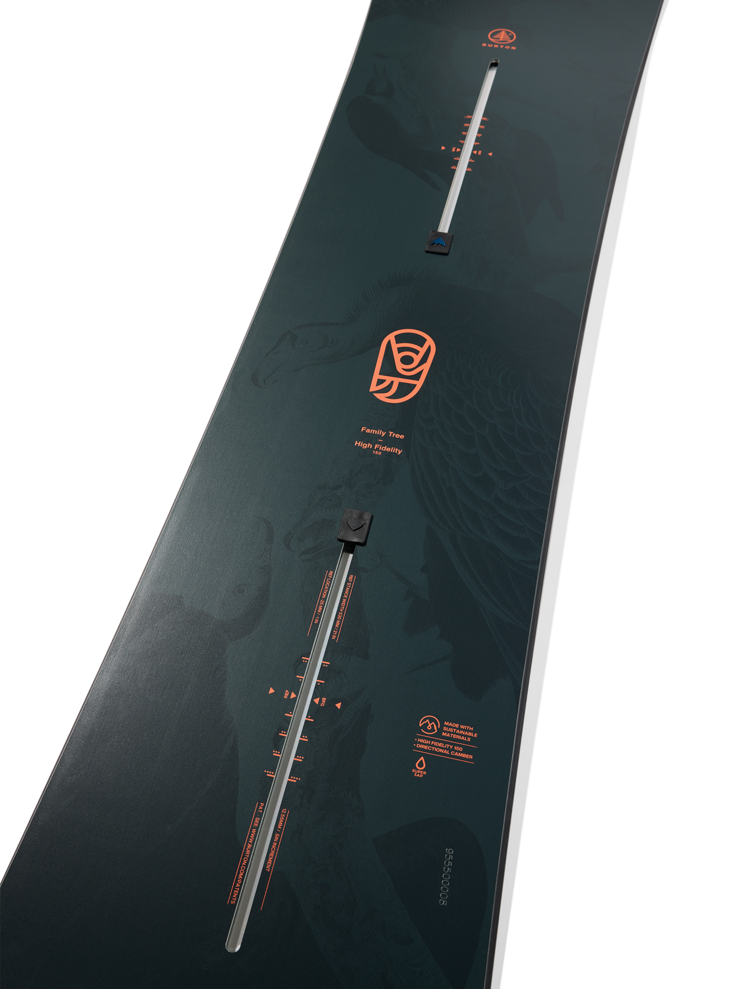 Burton Family Tree High Fidelity Camber snowboard Graphic pudder