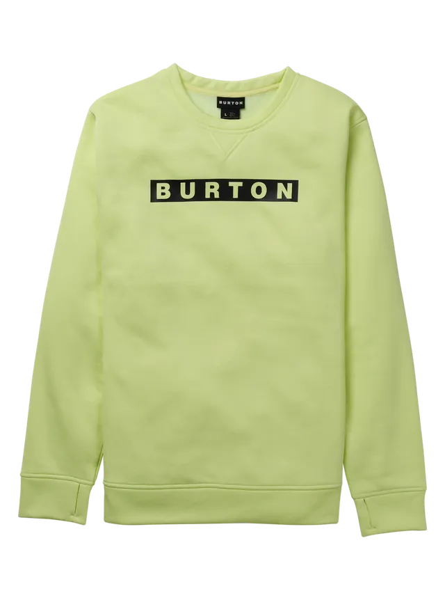 Burton Oak Pullover Crew genser true black heather fleece