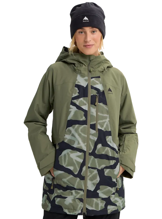 Burton Reserve 2L snowboardjakke dame forest moss