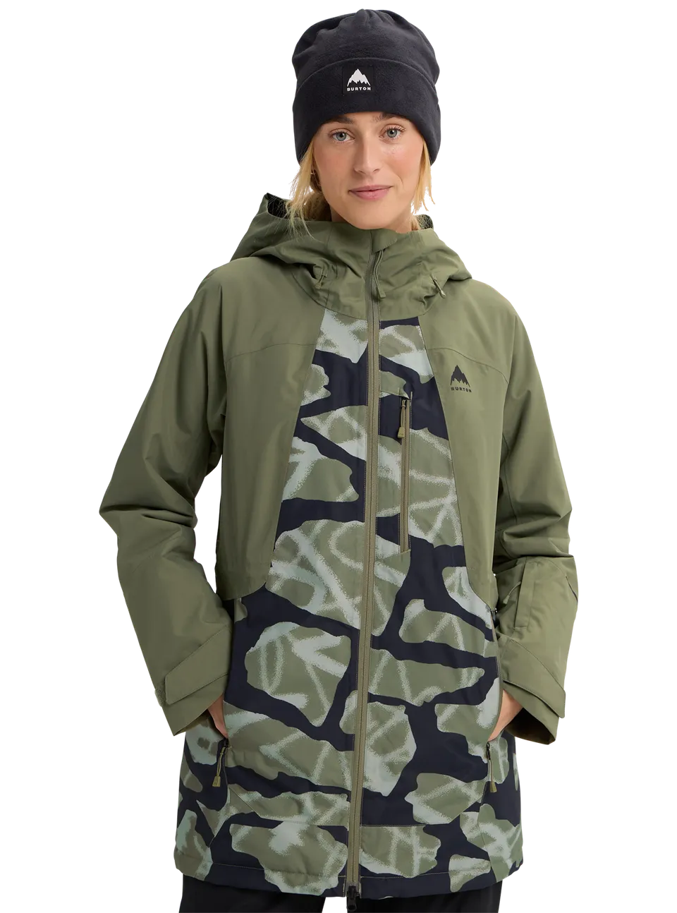 Burton Reserve 2L snowboardjakke dame forest moss