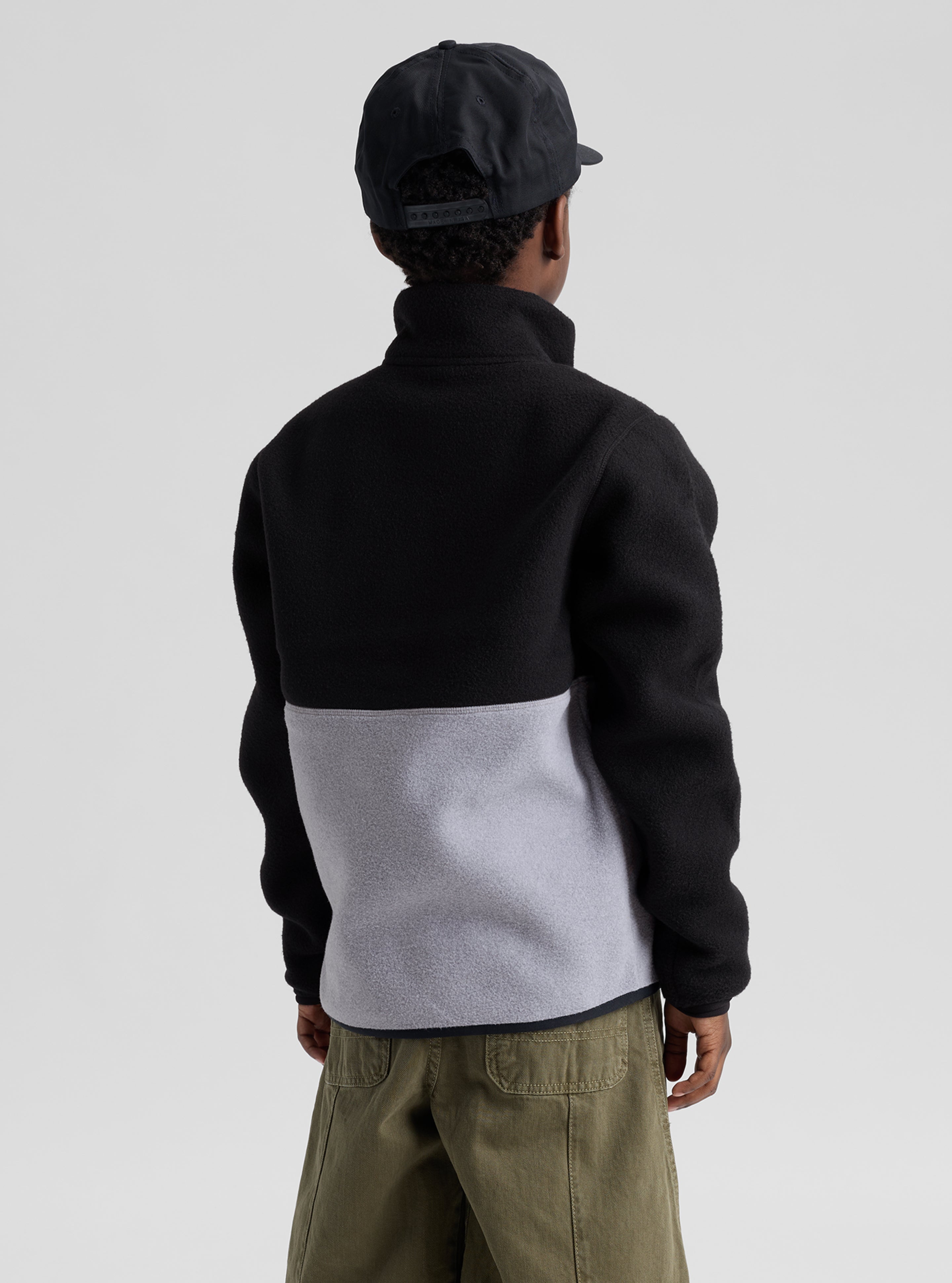 Burton Cinder Fleece anorak barn True Black varm