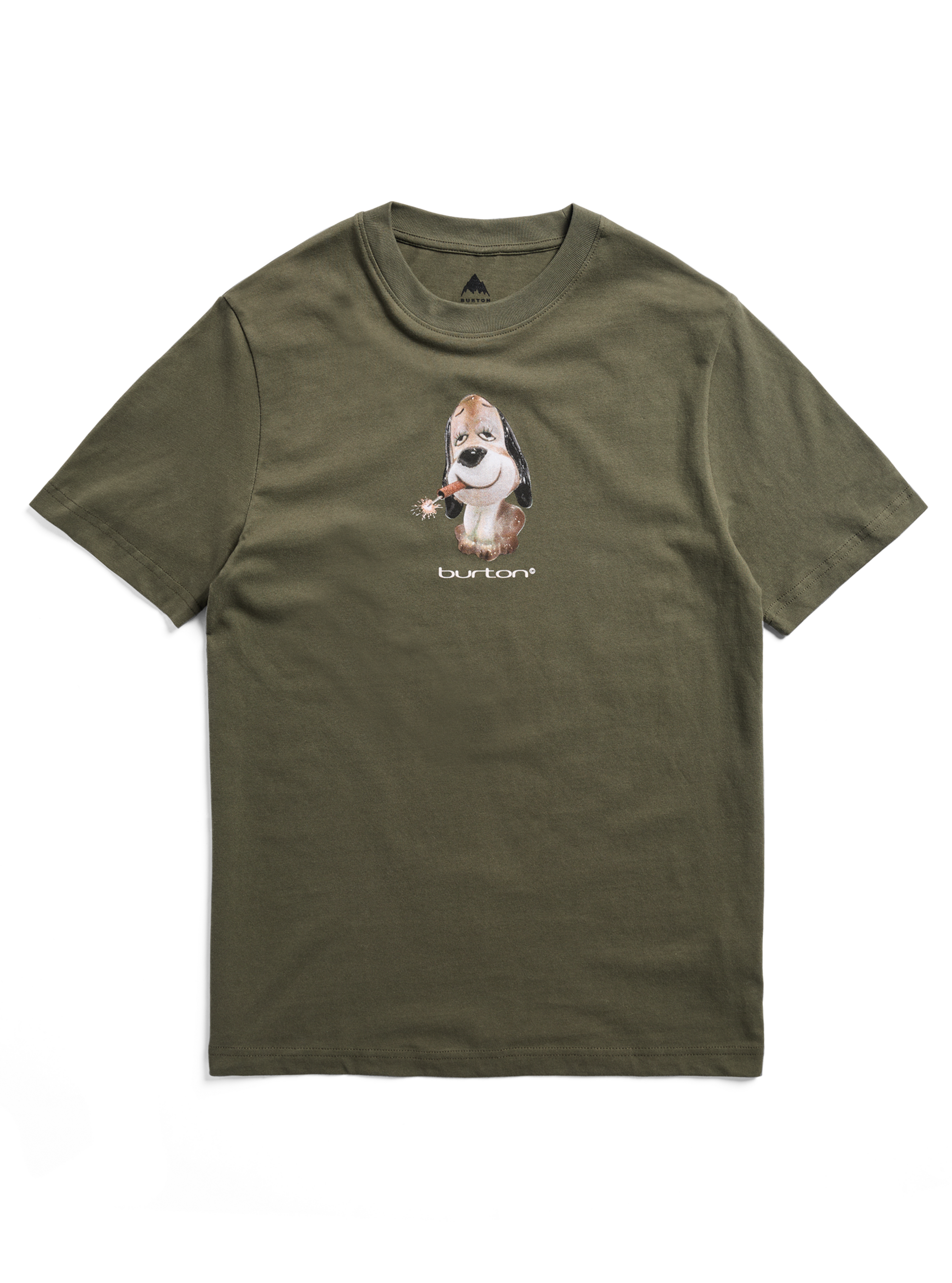 Burton Short Fuse t-skjorte Khaki Green kortermet