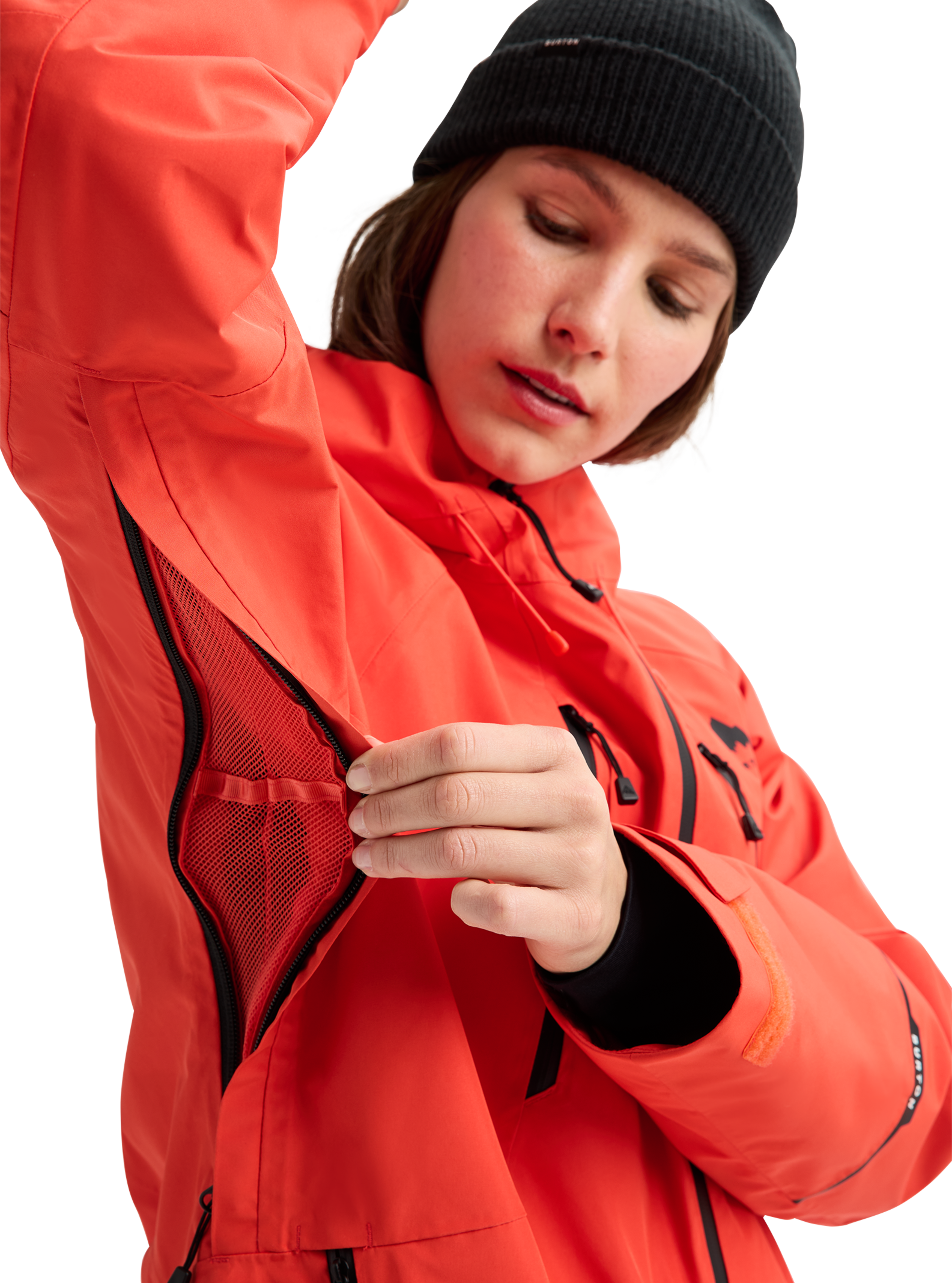 Burton Reserve GORE-TEX 2L snowboardjakke Gray Cloud isolert
