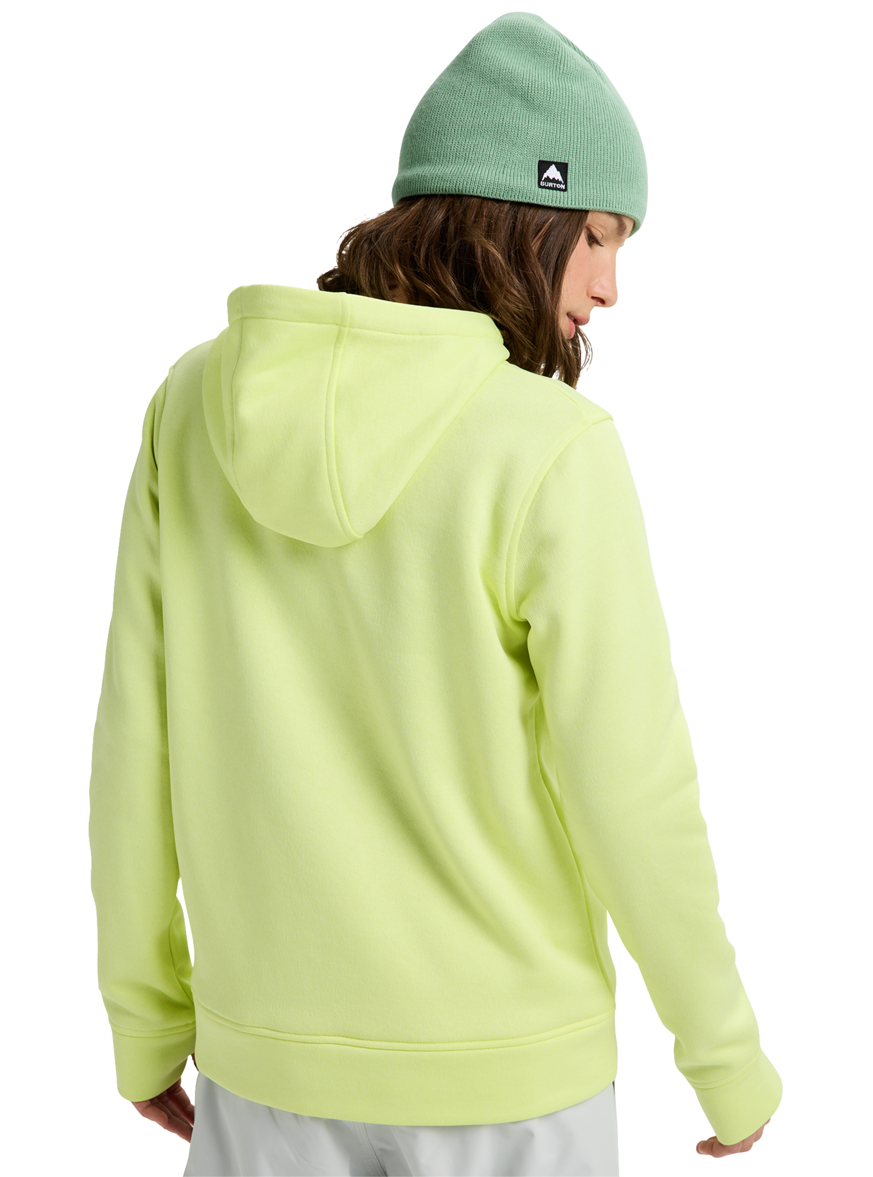 Burton Oak hoodie dame True Black fleece