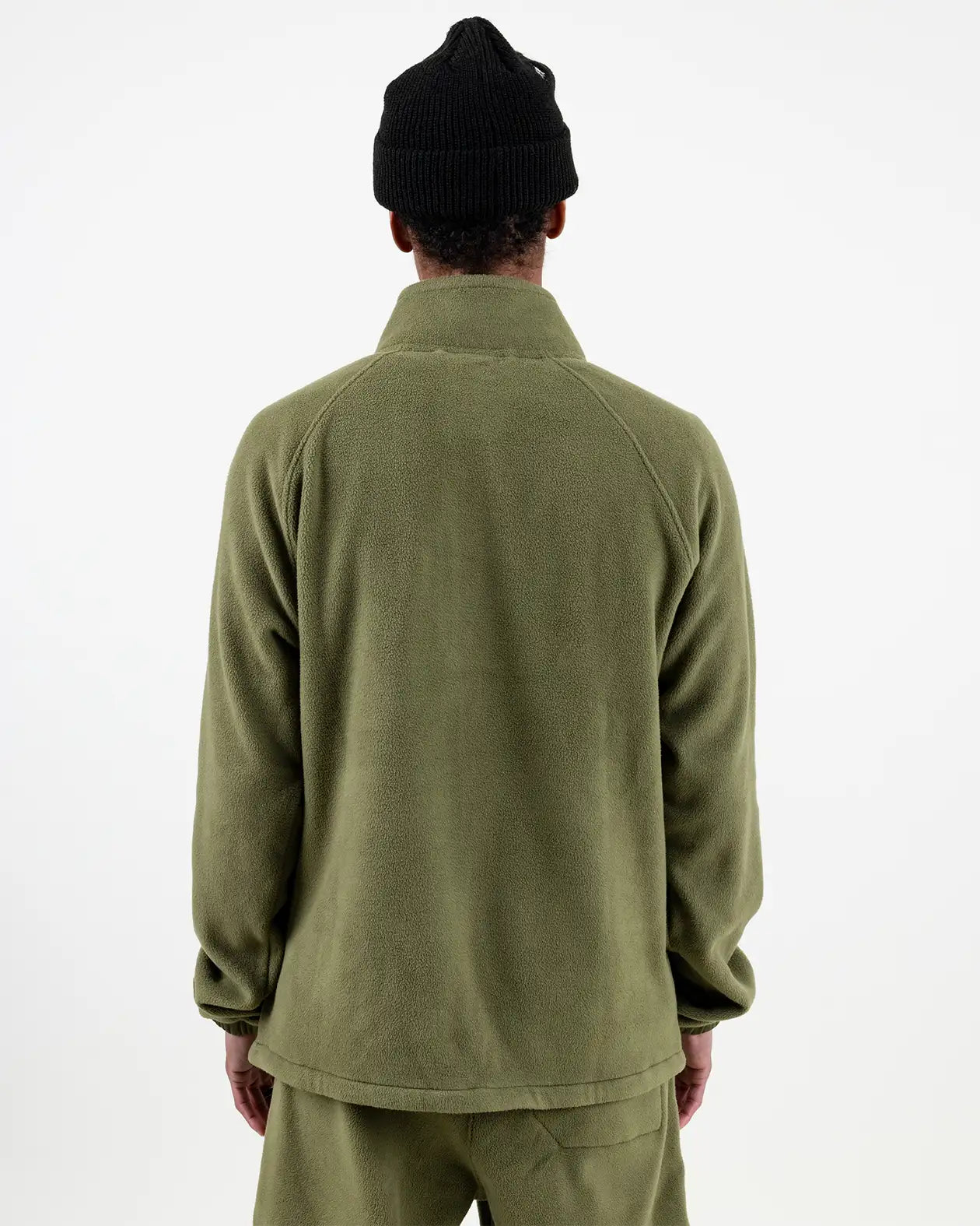 Jones Lodge Half Zip fleece stealth black resirkulert
