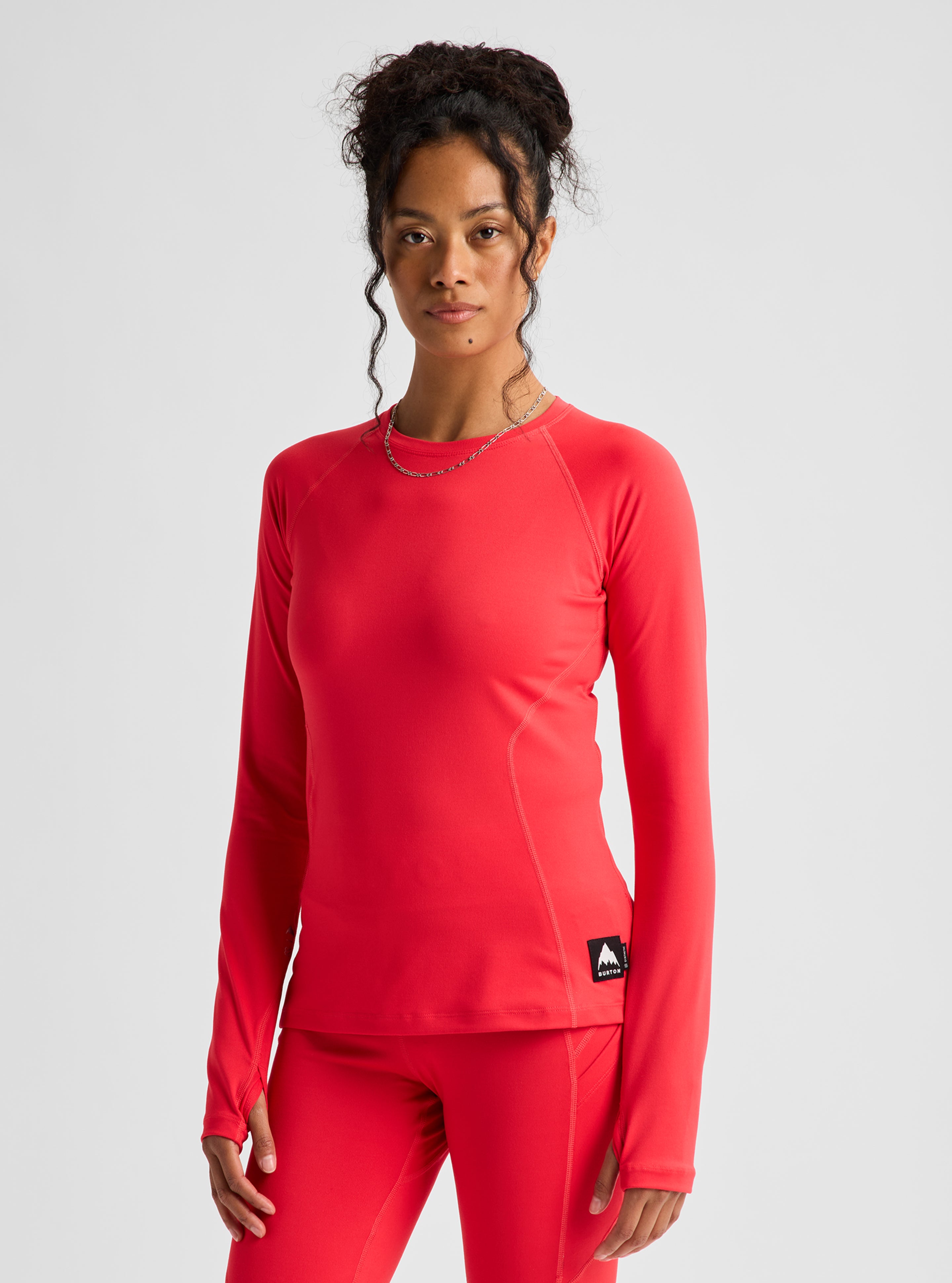 Burton Midweight Base Layer Crew dameundertrøye True Black varm