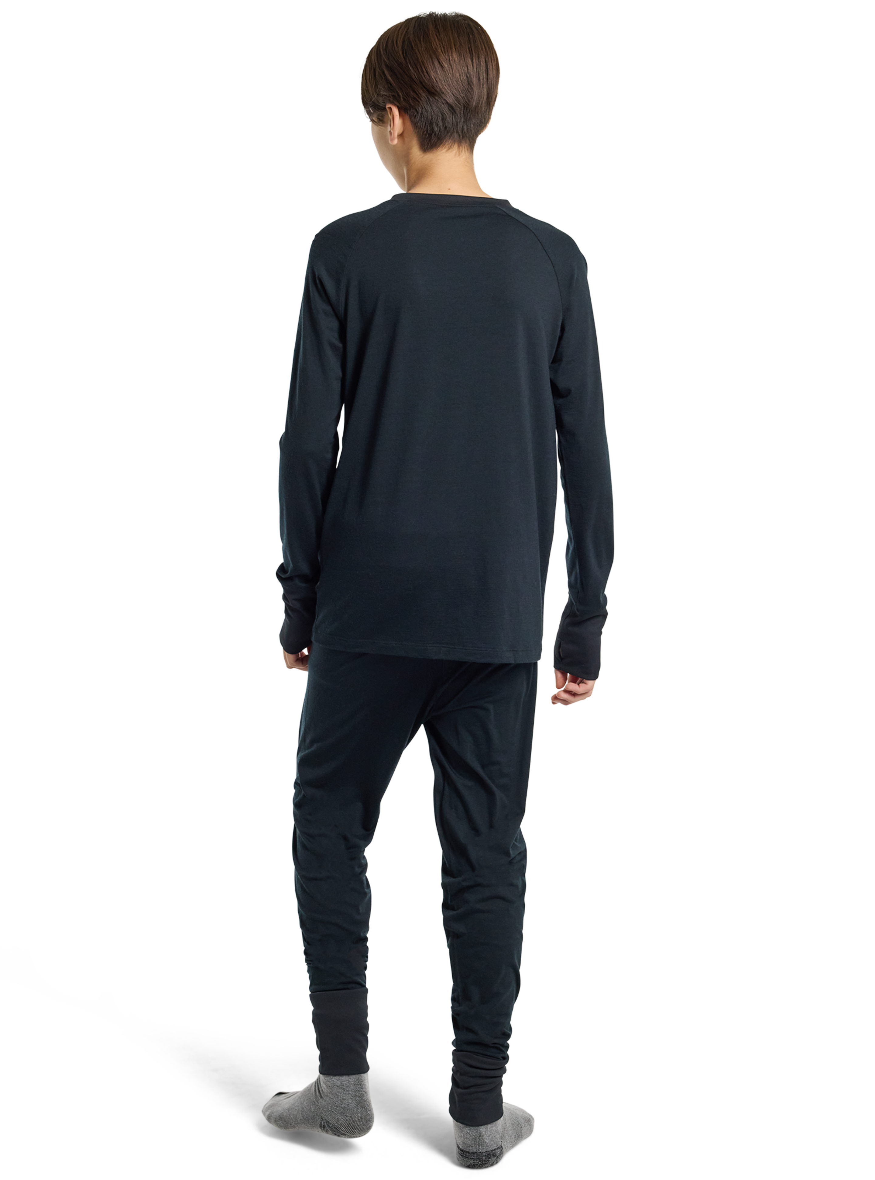 Burton Merino Wool Base Layer Set ullundertøy barn lett lilla