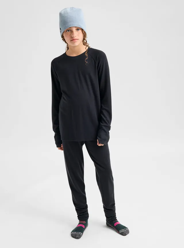 Burton Merino Wool Base Layer Set ullundertøy barn tykt blått