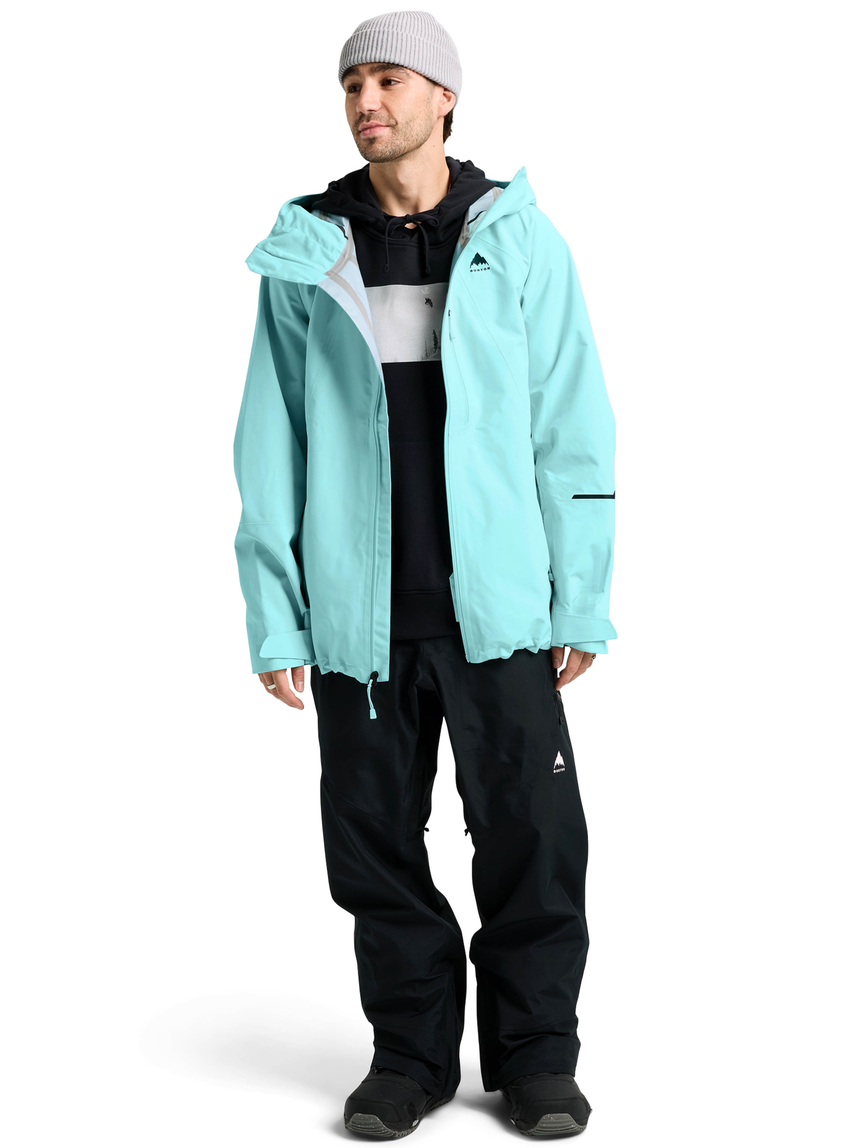 Burton Reserve 3L skalljakke Light Teal pustende 20k
