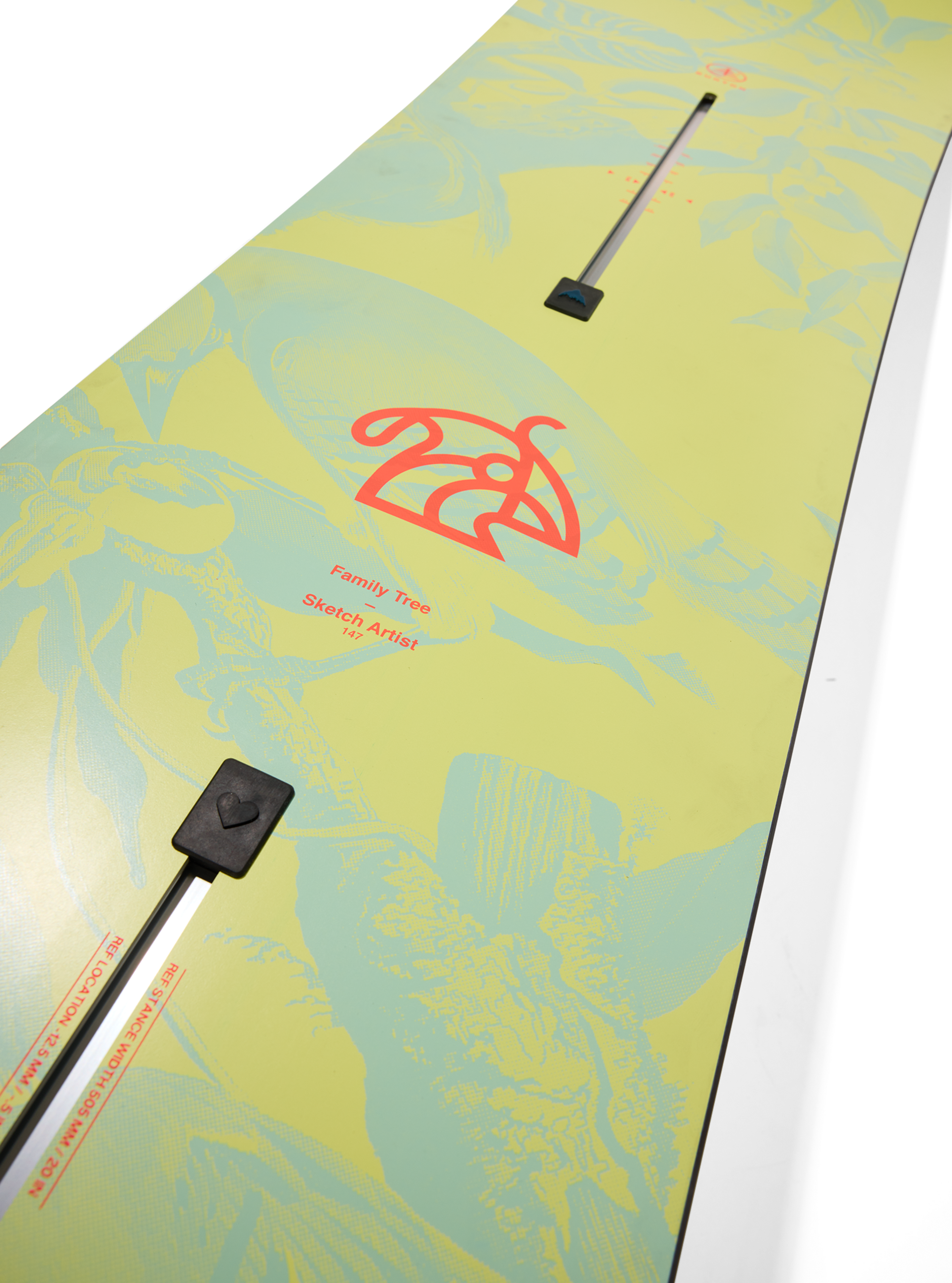 Burton Family Tree Sketch Artist Camber snøbrett 155 Graphic freestyle