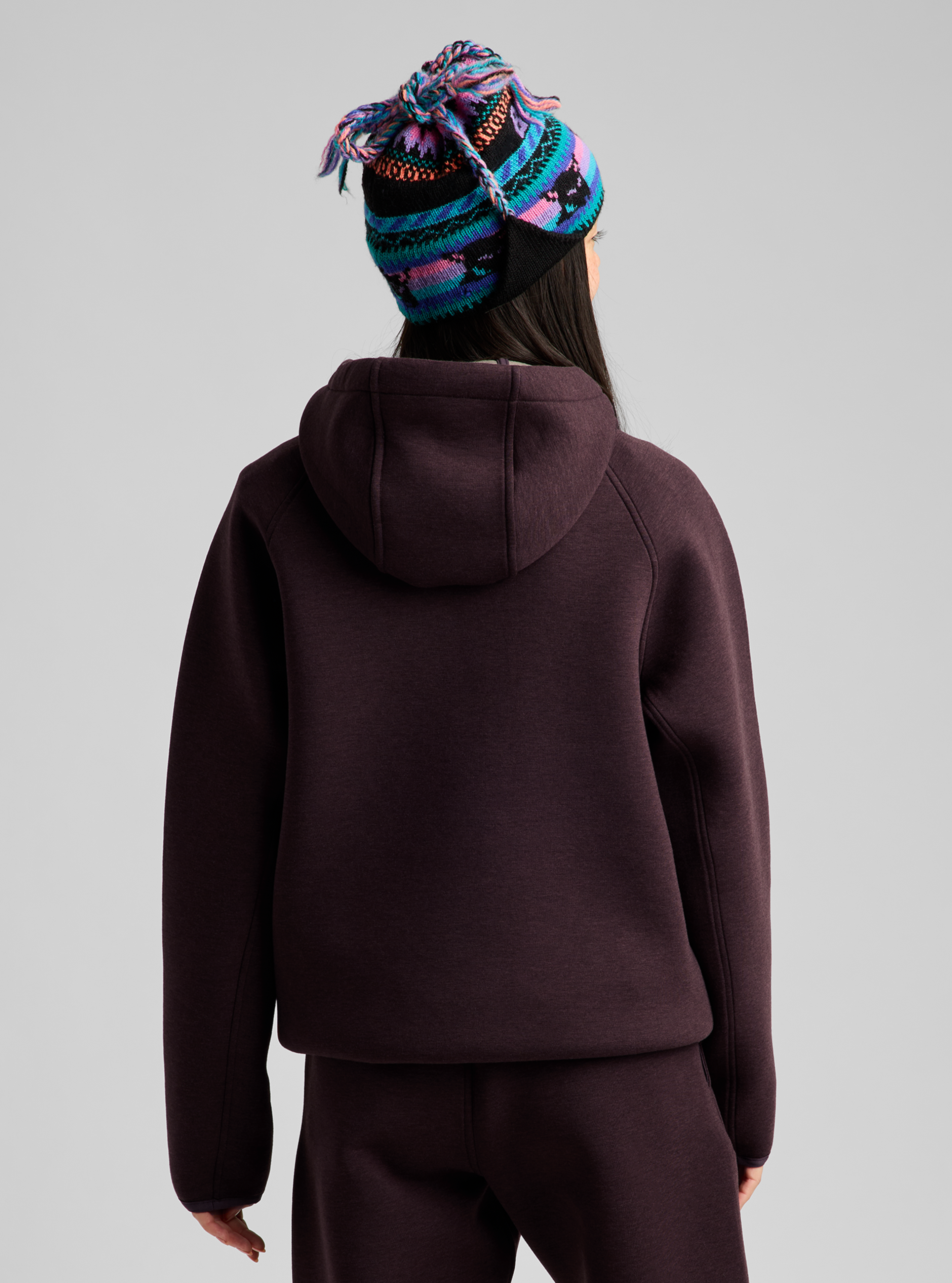 Burton SpaceCloud hettegenser dame brun ullblanding