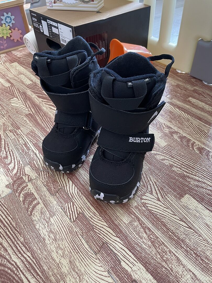 Burton Mini Grom snowboardstøvler Black myke barn