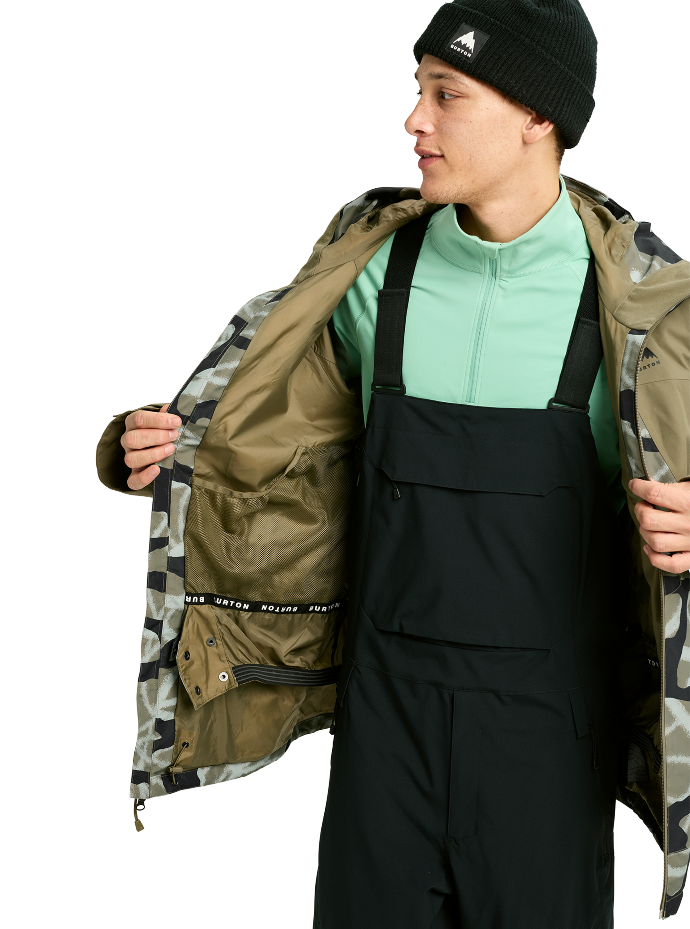 Burton Reserve 2L skalljakke herre Light Teal 20k