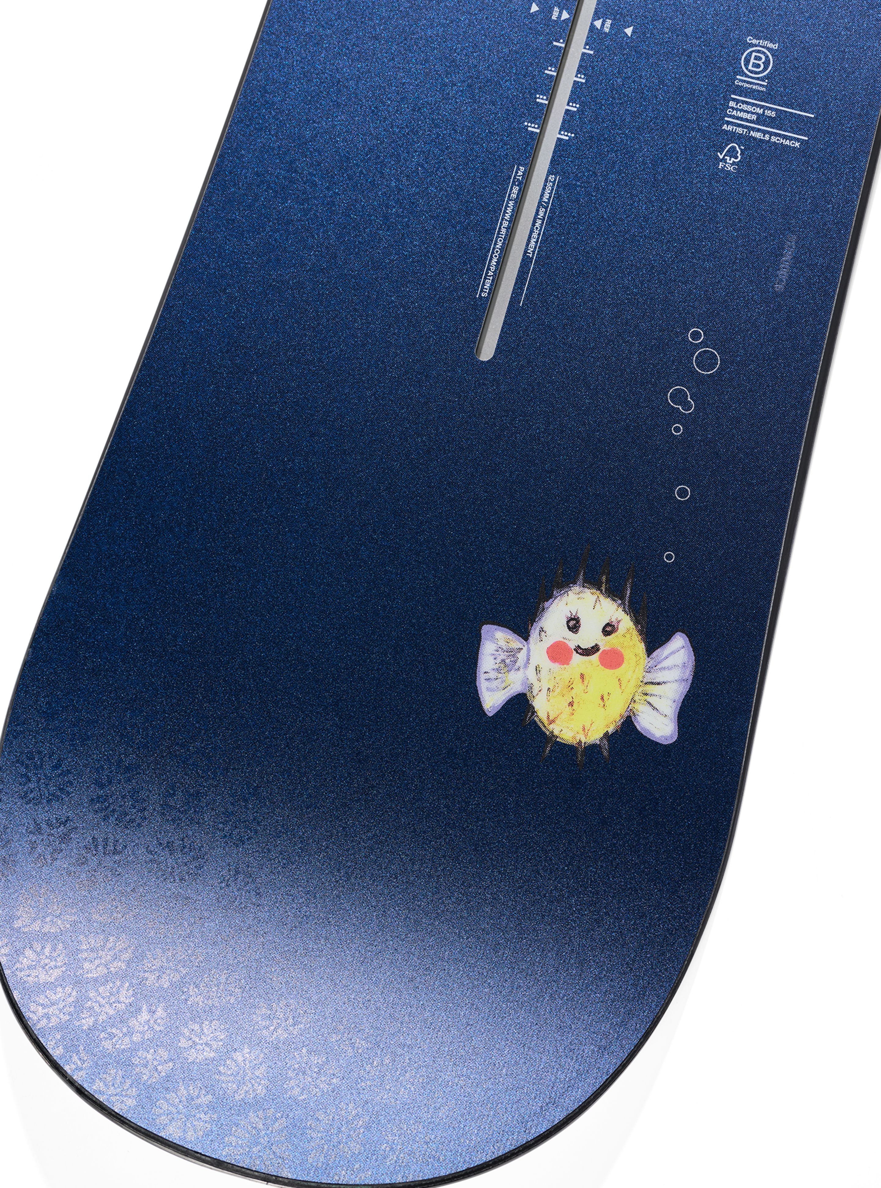 Burton Blossom Camber snowboard Dragon 155 true twin