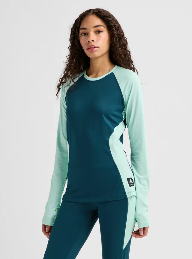 Burton Midweight Base Layer Crew dameundertrøye True Black varm