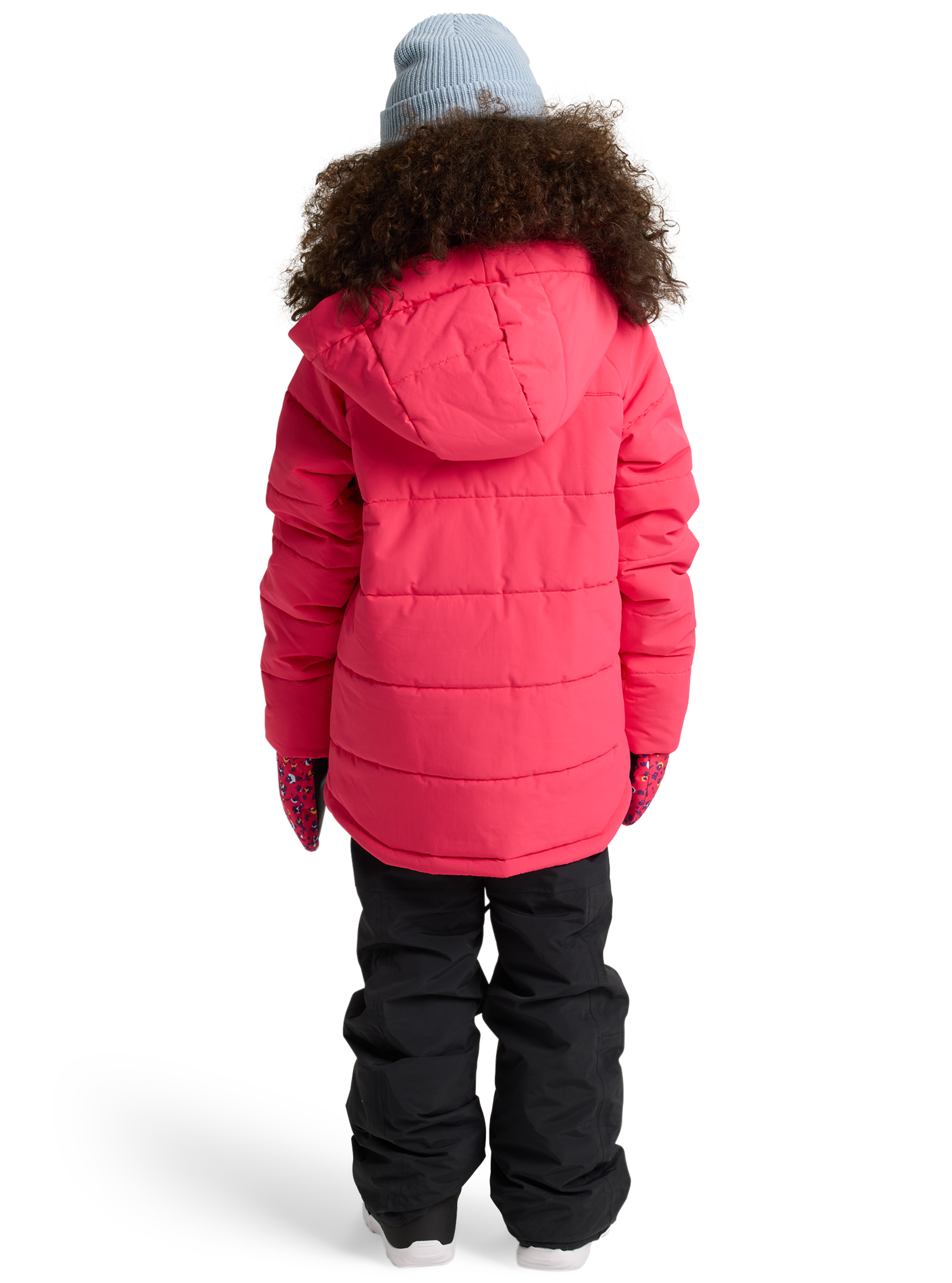 Burton Spindal 2L barnejakke Azalea Pink isolert