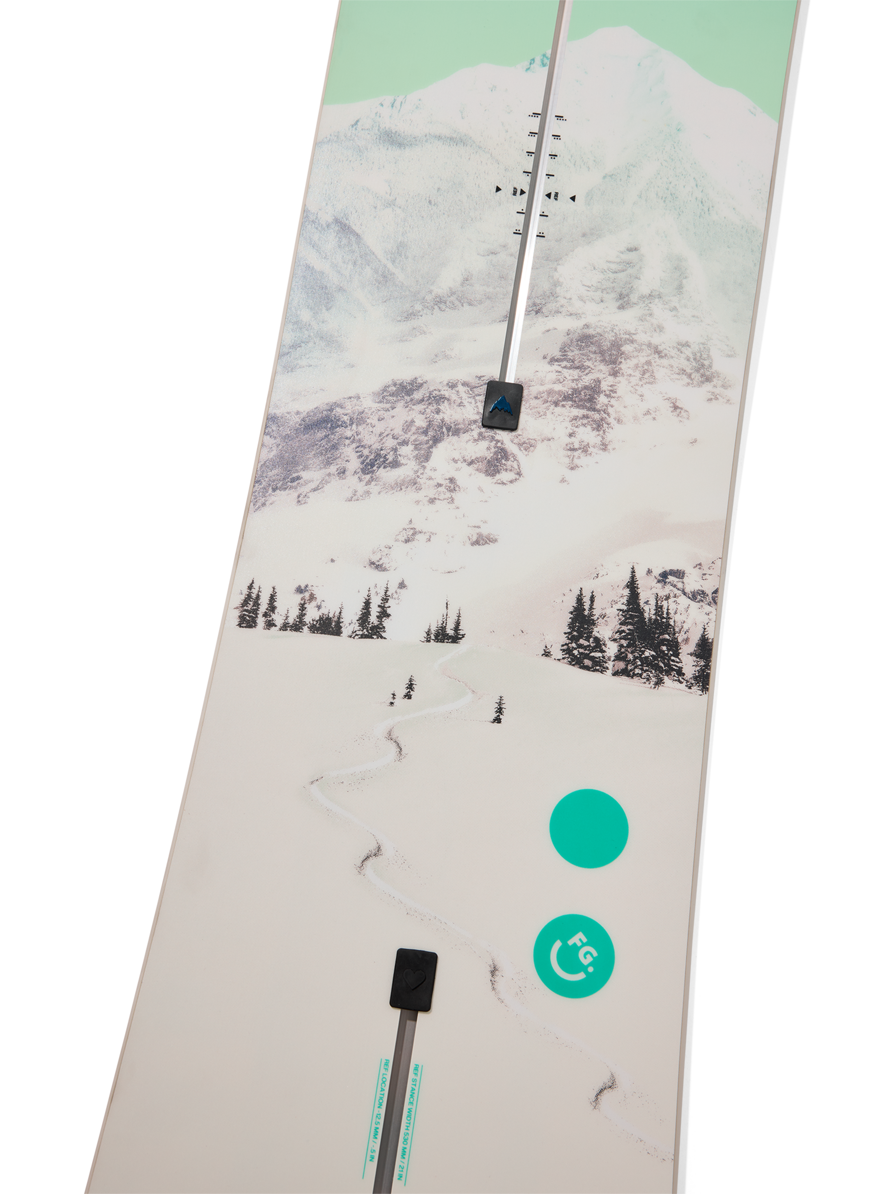 Burton Feelgood Flying V snowboard dame First Tracks 149 pudder