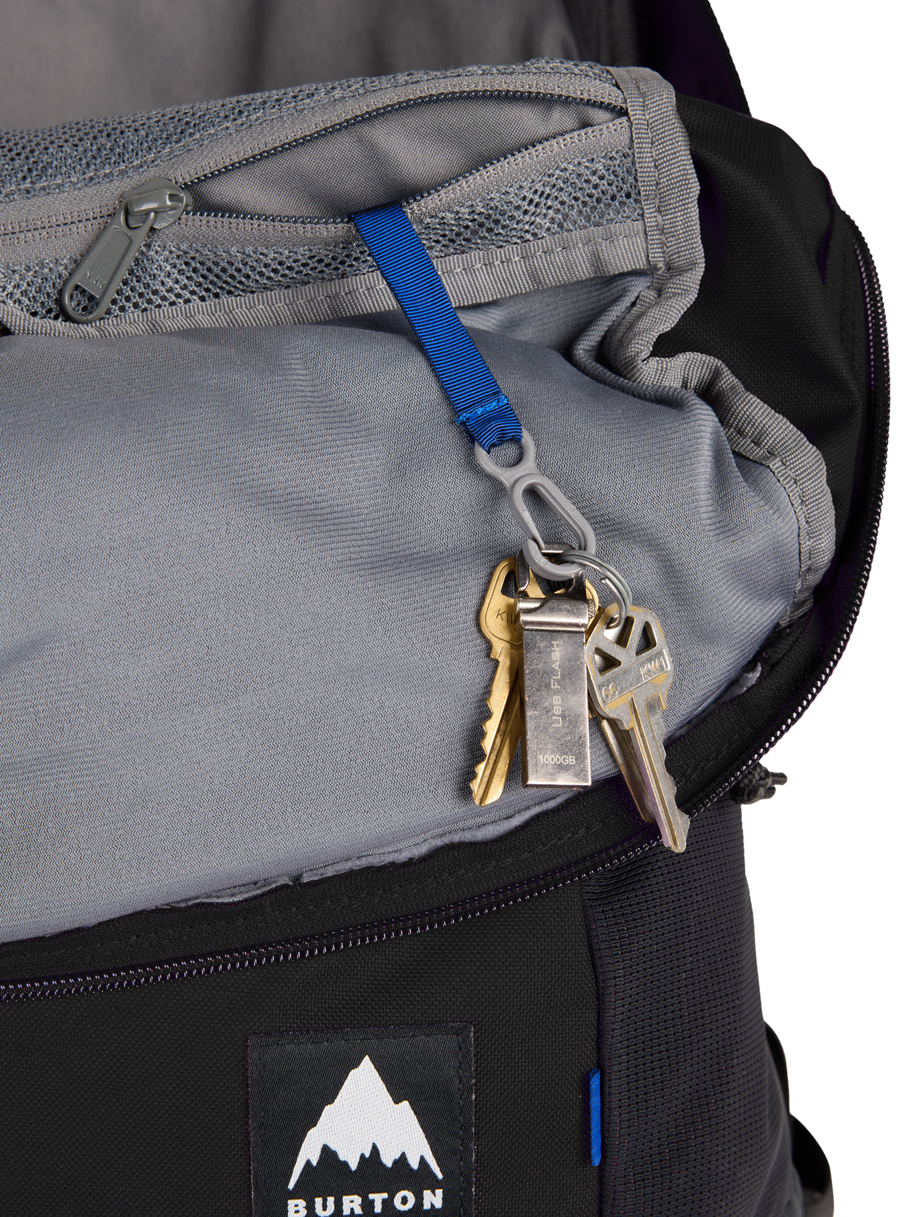 Burton Prospect 2.0 20L ryggsekk Mineral Blue laptop