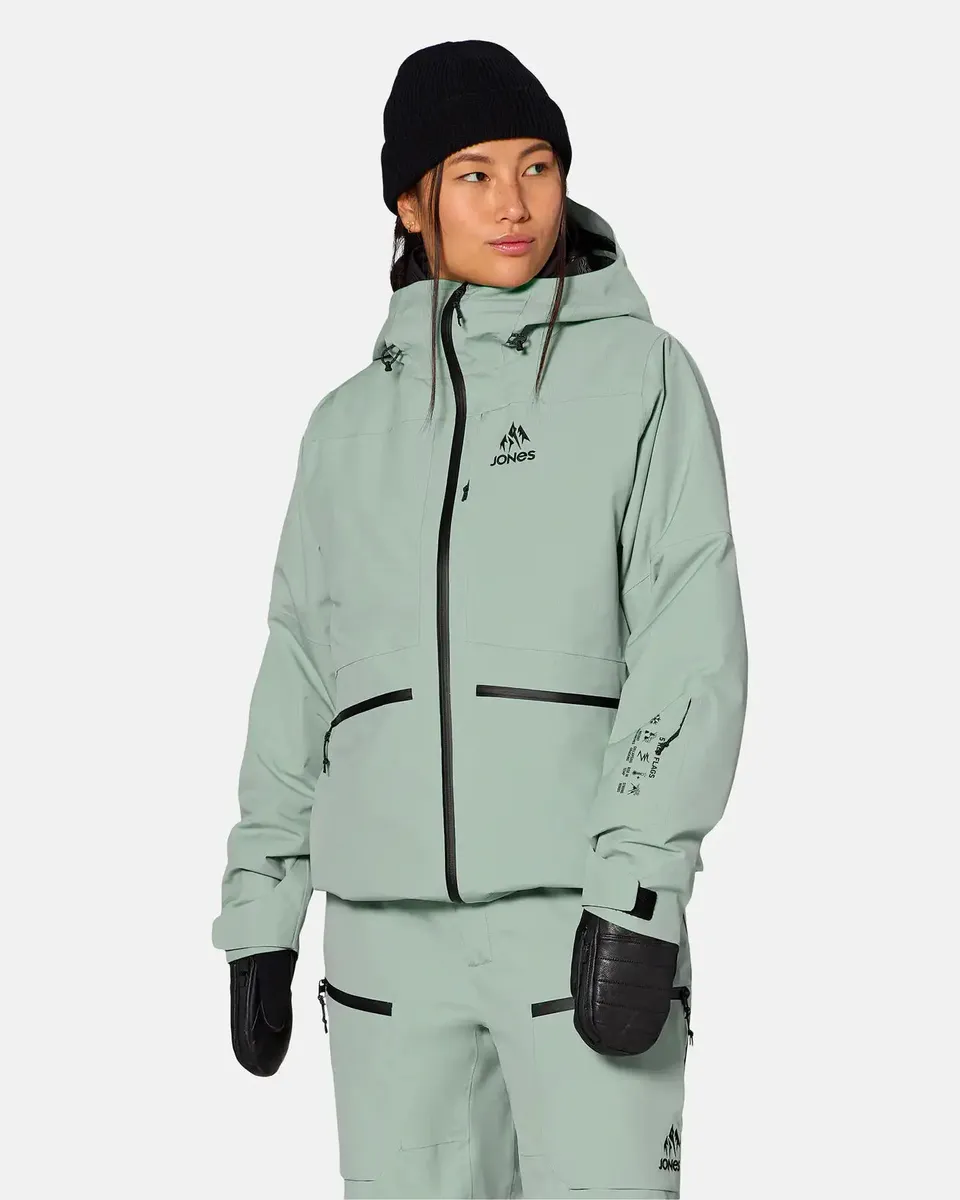 Jones MTN Surf Insulated jakke dame glacier gray 20K