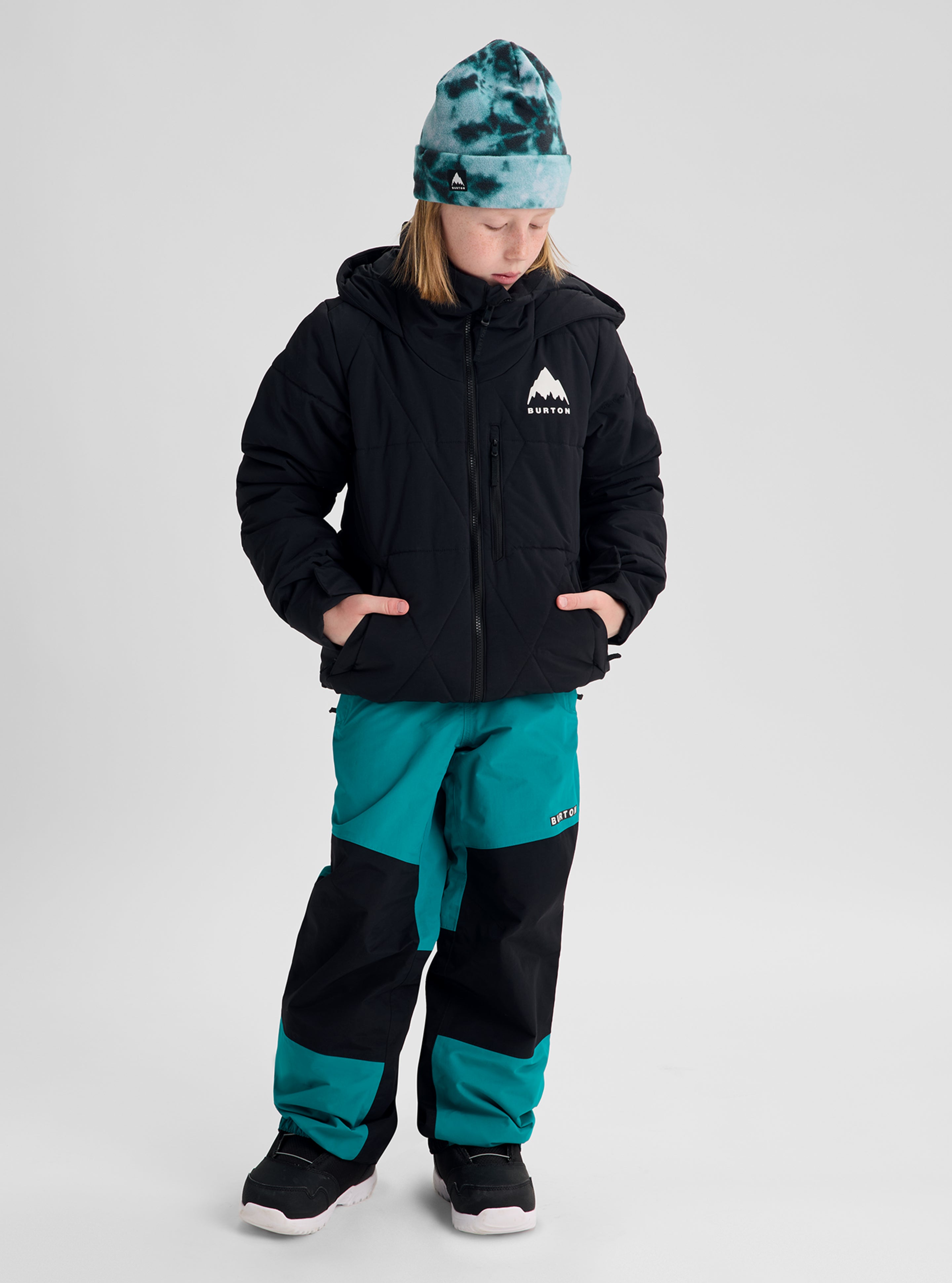 Burton Spindal 2L barnejakke Twilight Blue varm