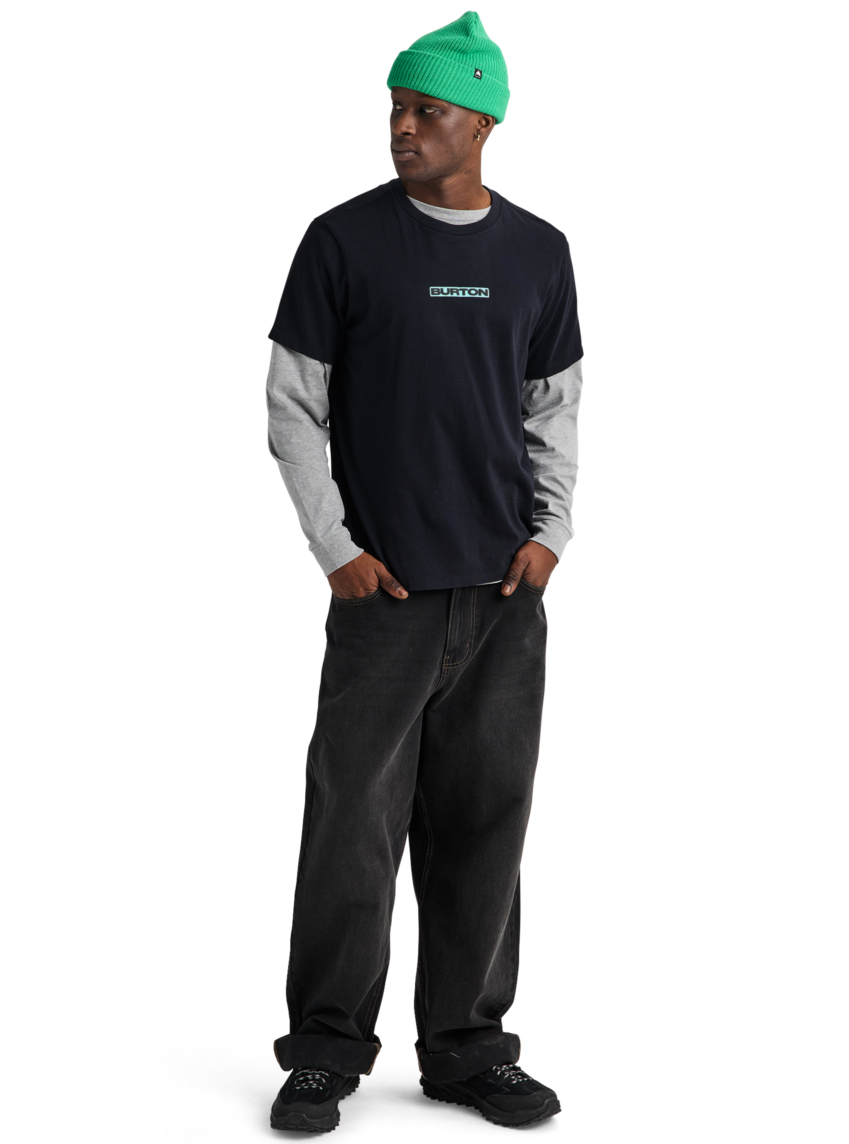 Burton From Burton to the World t-skjorte True Black bomull