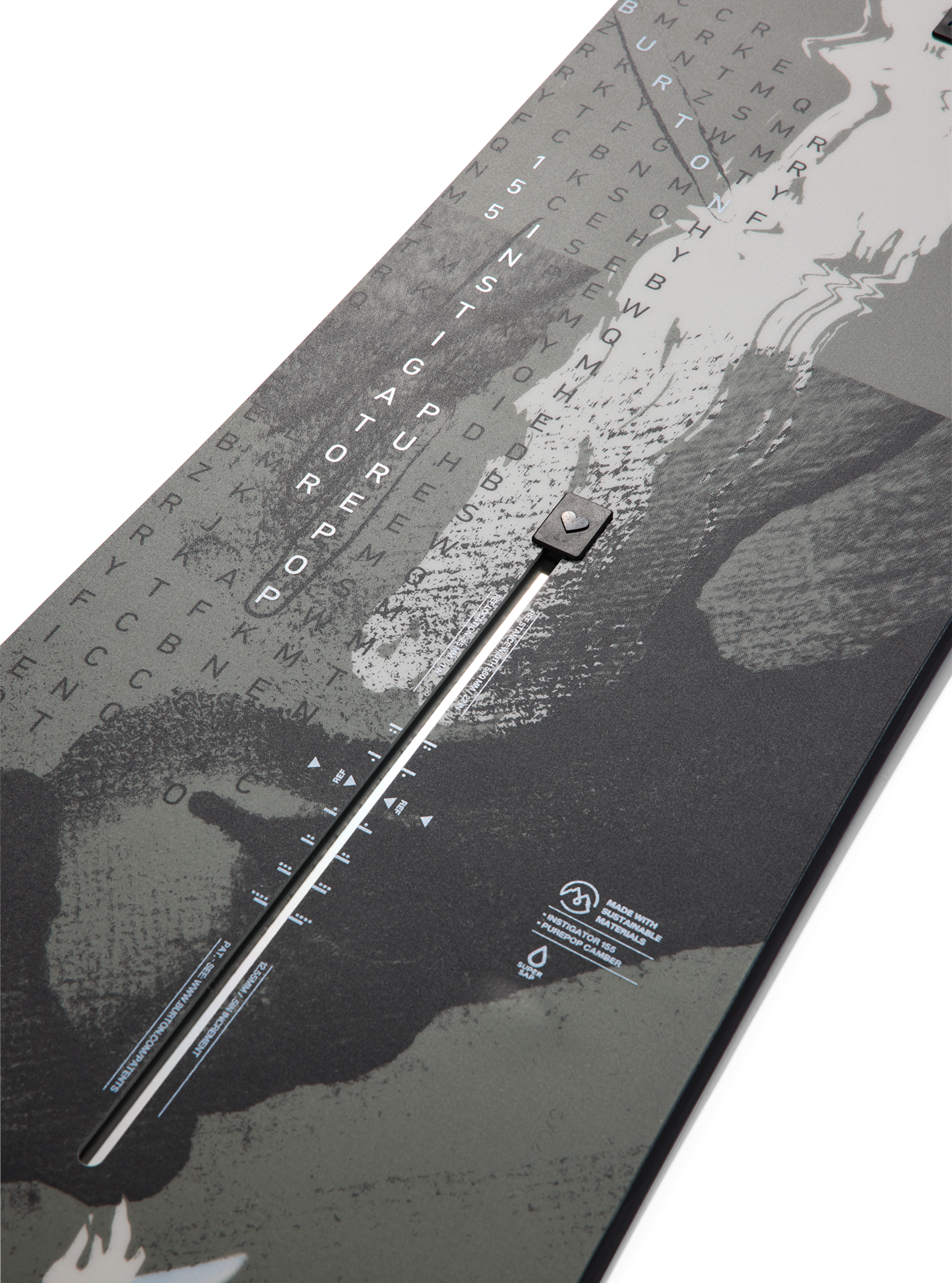 Burton Instigator PurePop Camber snowboard Graphic 155 nybegynner