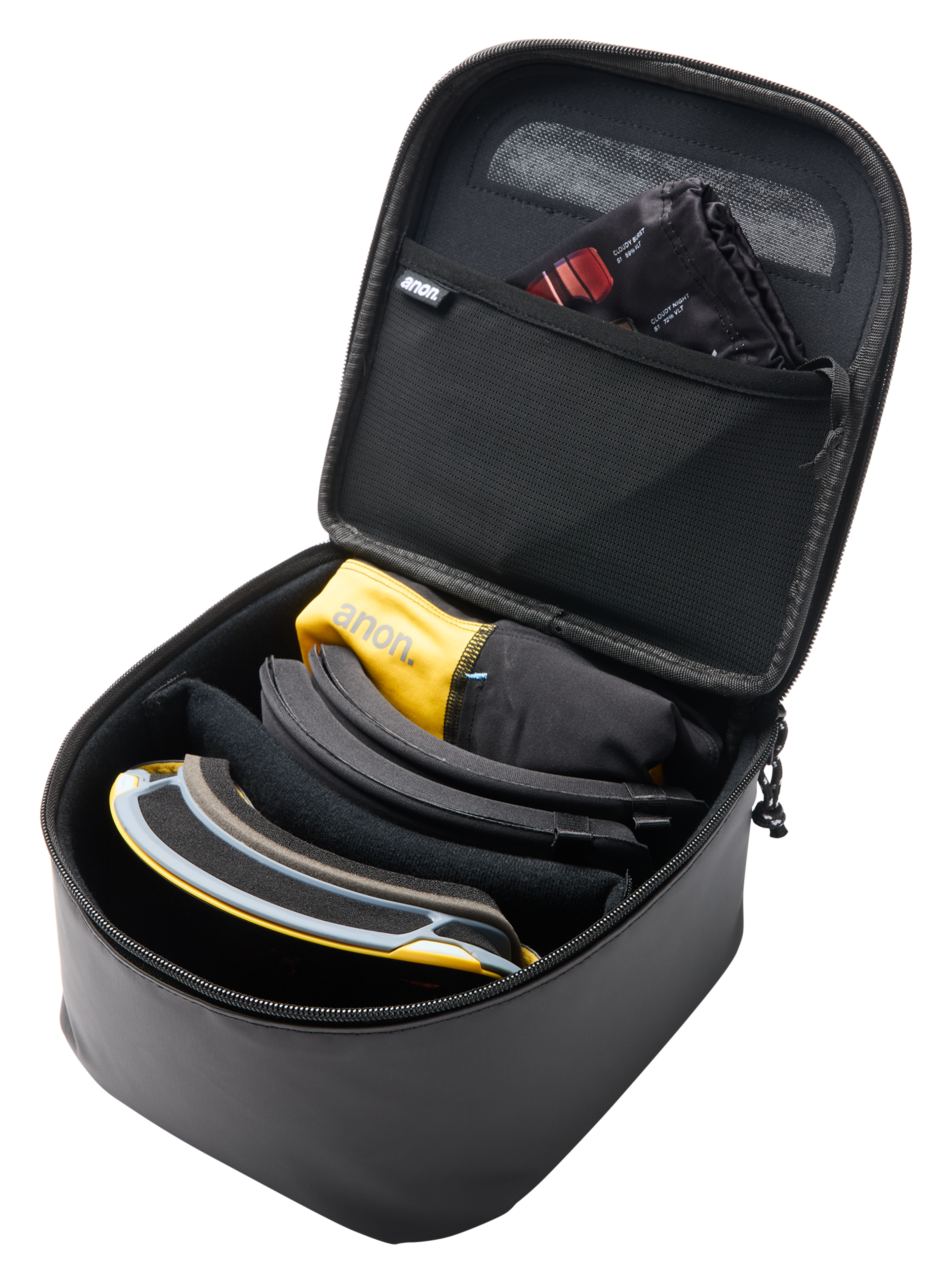 Anon Goggles Accessory Case brilleskall svart polstret