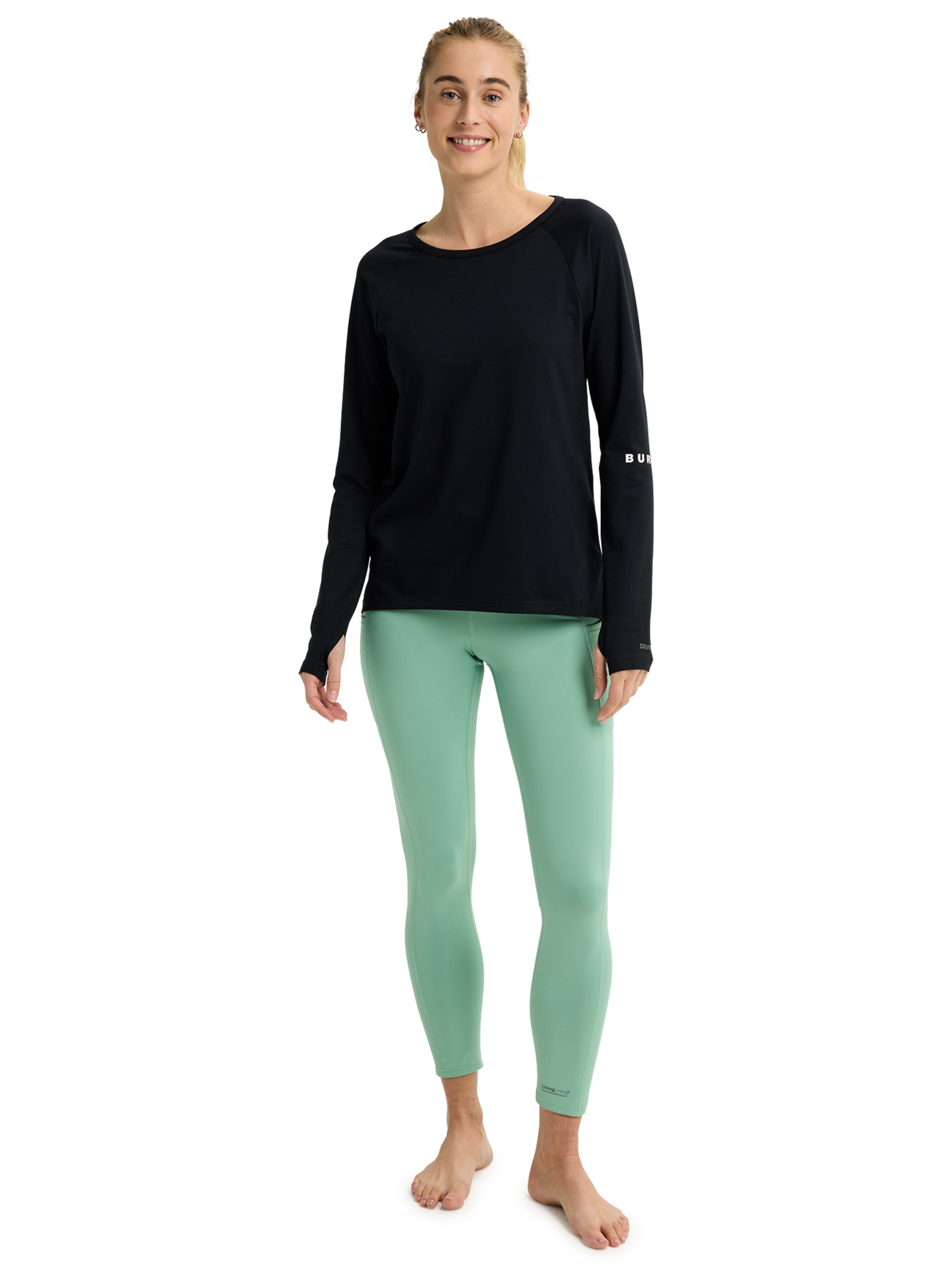 Burton Roadie Base Layer Tech T-Shirt undertrøye True Black pustende