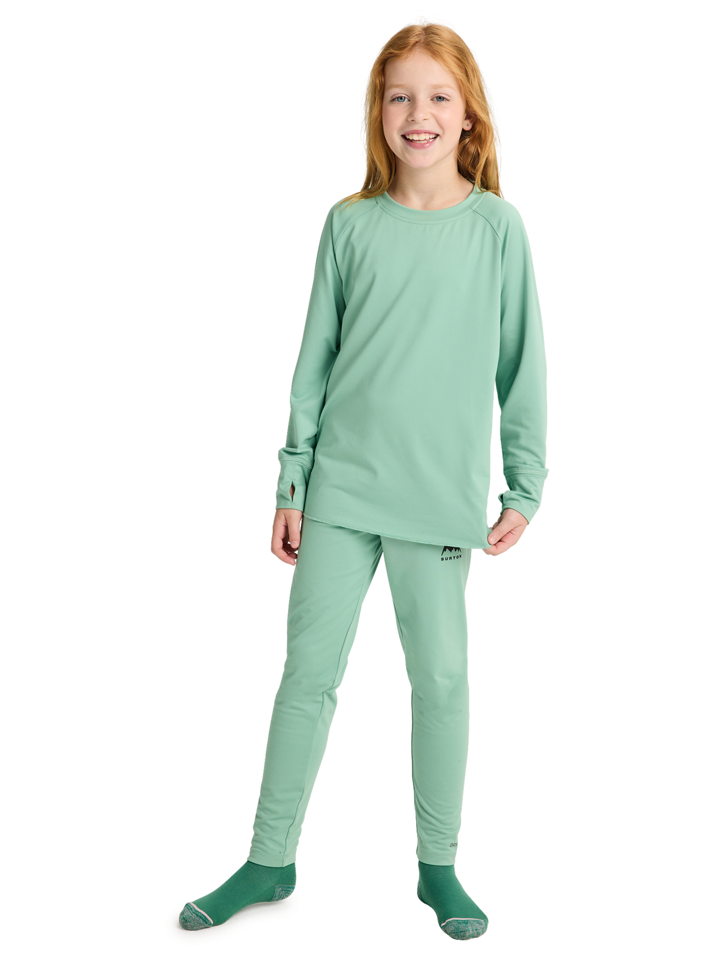 Burton Midweight Base Layer Set ullsett Soft Sage barn