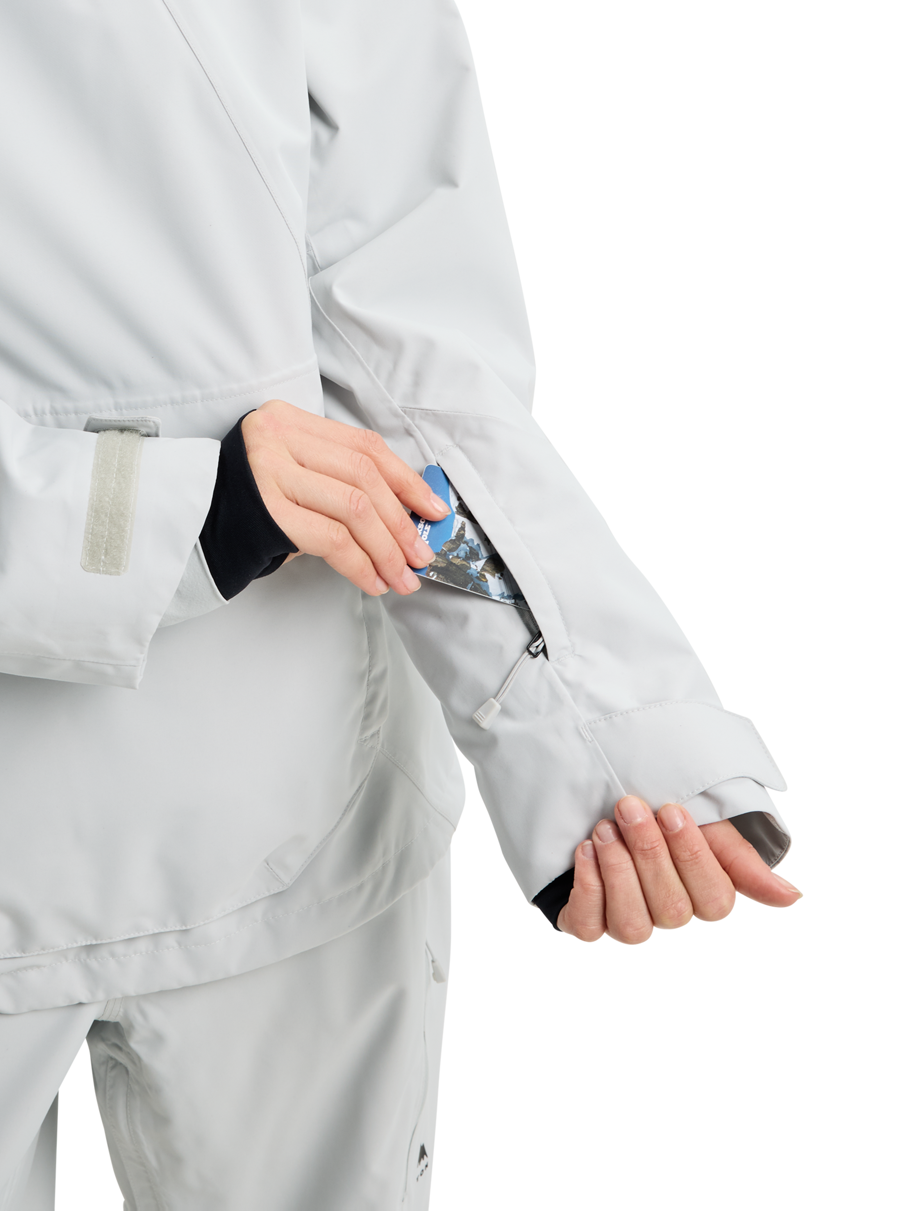 Burton Reserve 2L Relaxed Anorak skalljakke dame brun