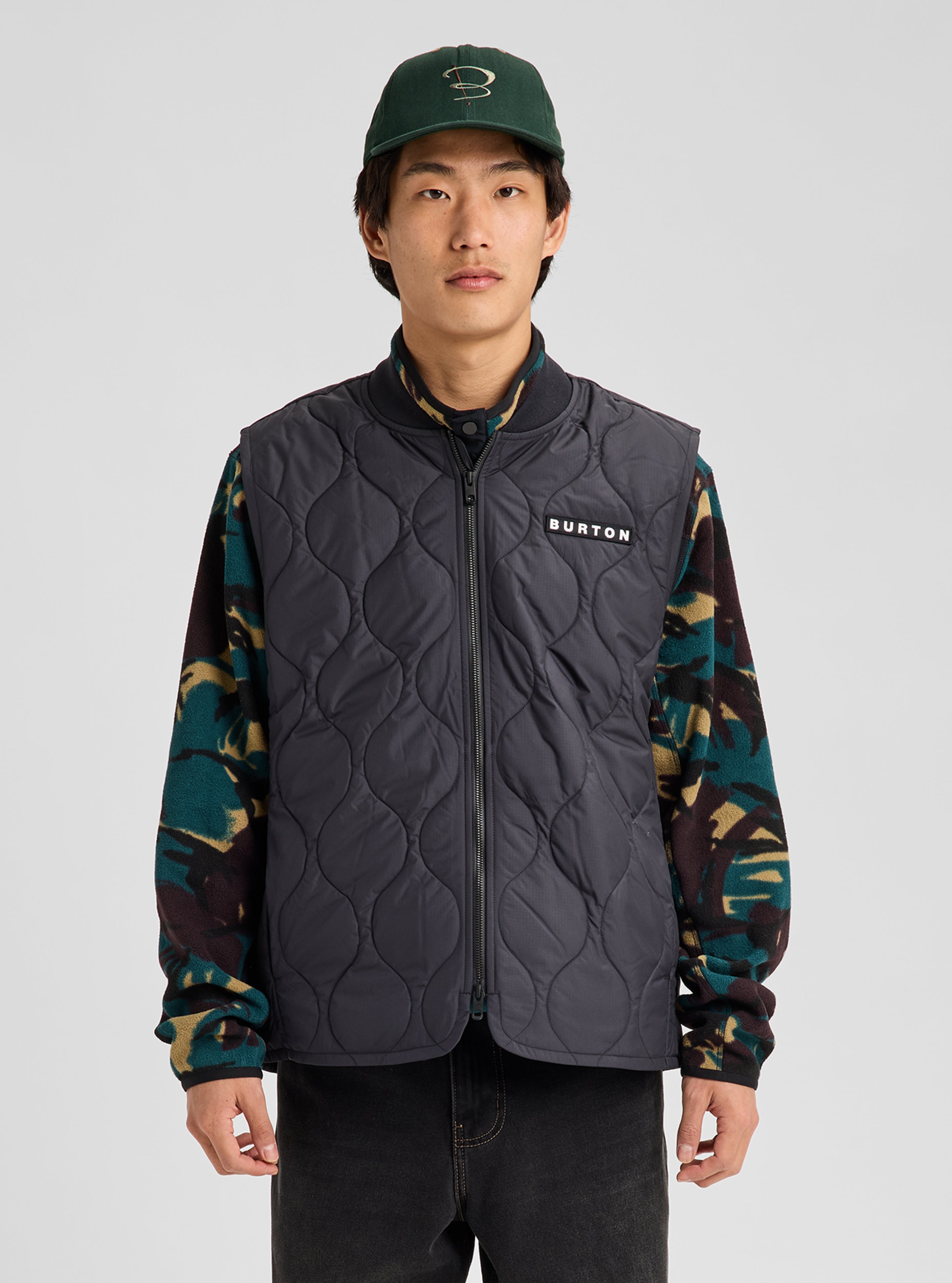 Burton Quilted Synthetic vest 100g True Black